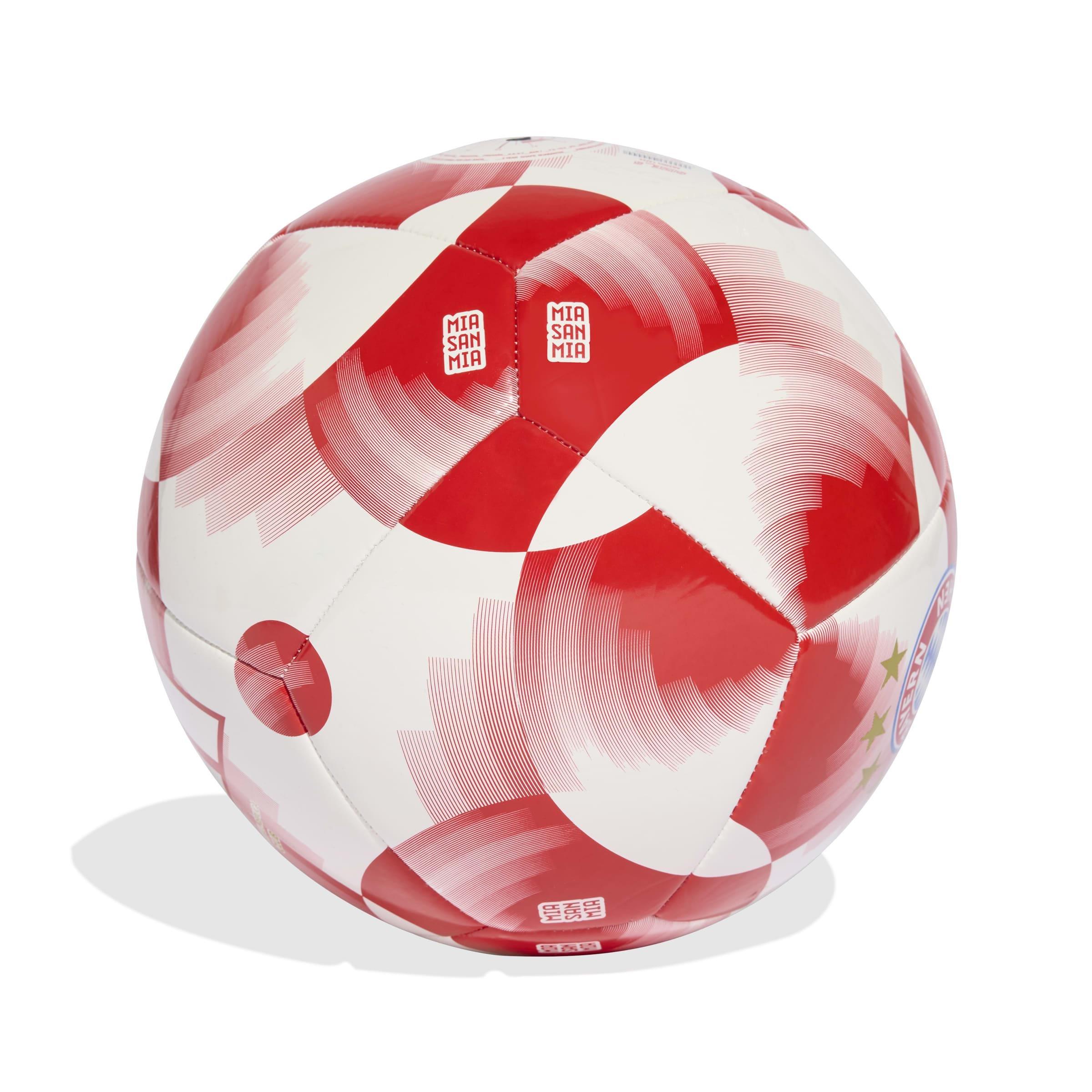 Unisex FC Bayern Home Club Ball, White, A701_ONE, large image number 1