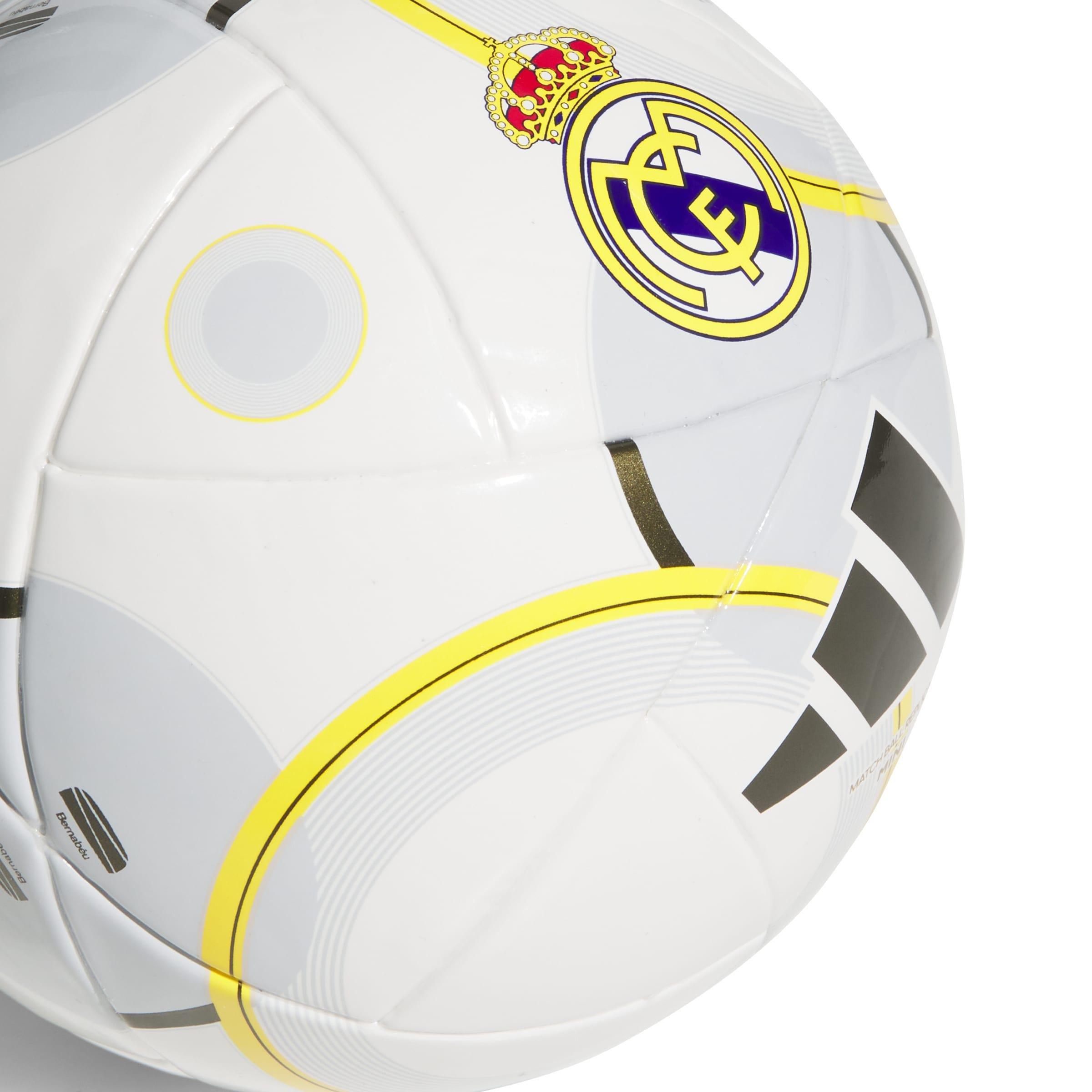Unisex Real Madrid Home Mini Ball, White, A701_ONE, large image number 3