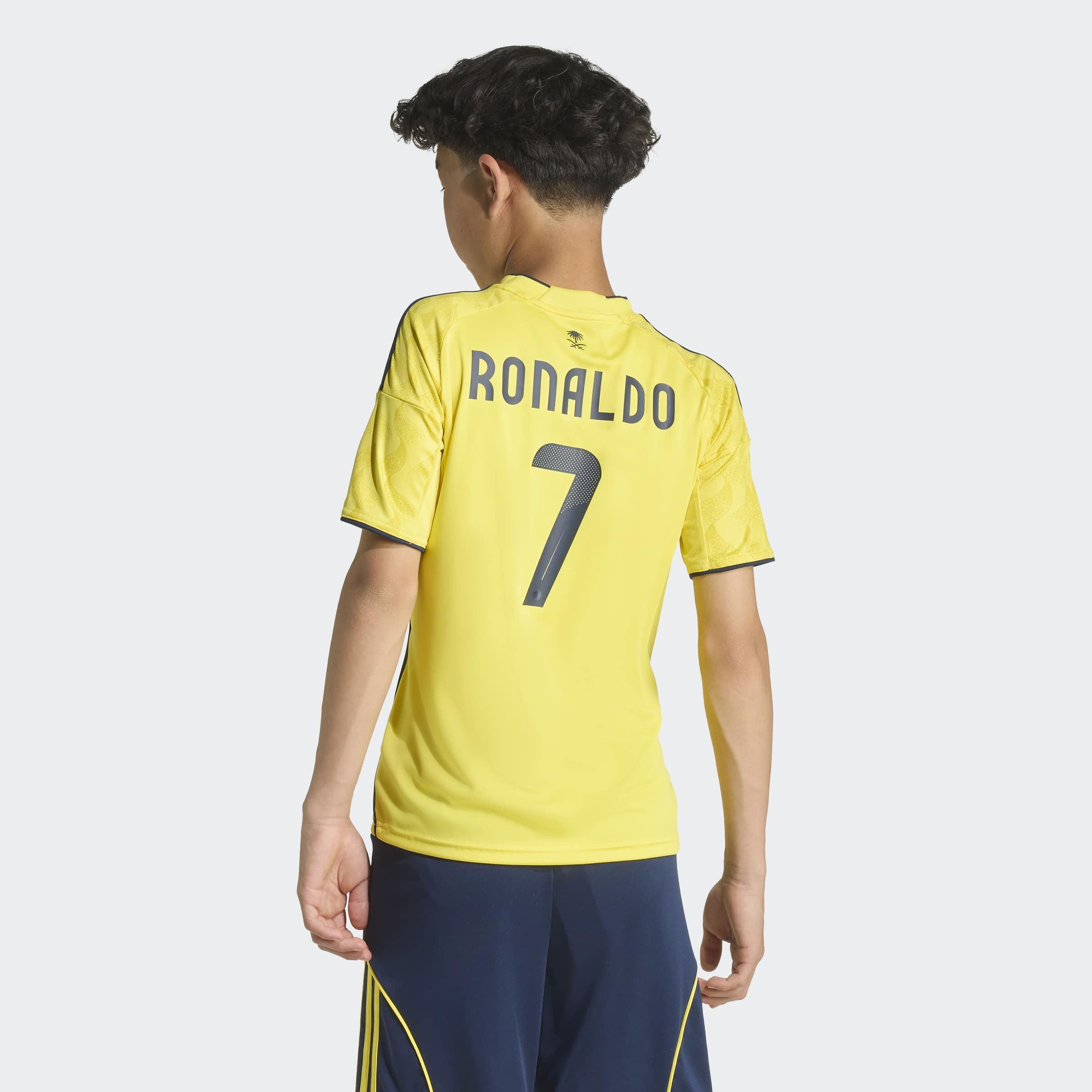 Kids Al Nassr FC 25/26 Home Jersey, Yellow, A701_ONE, large image number 2