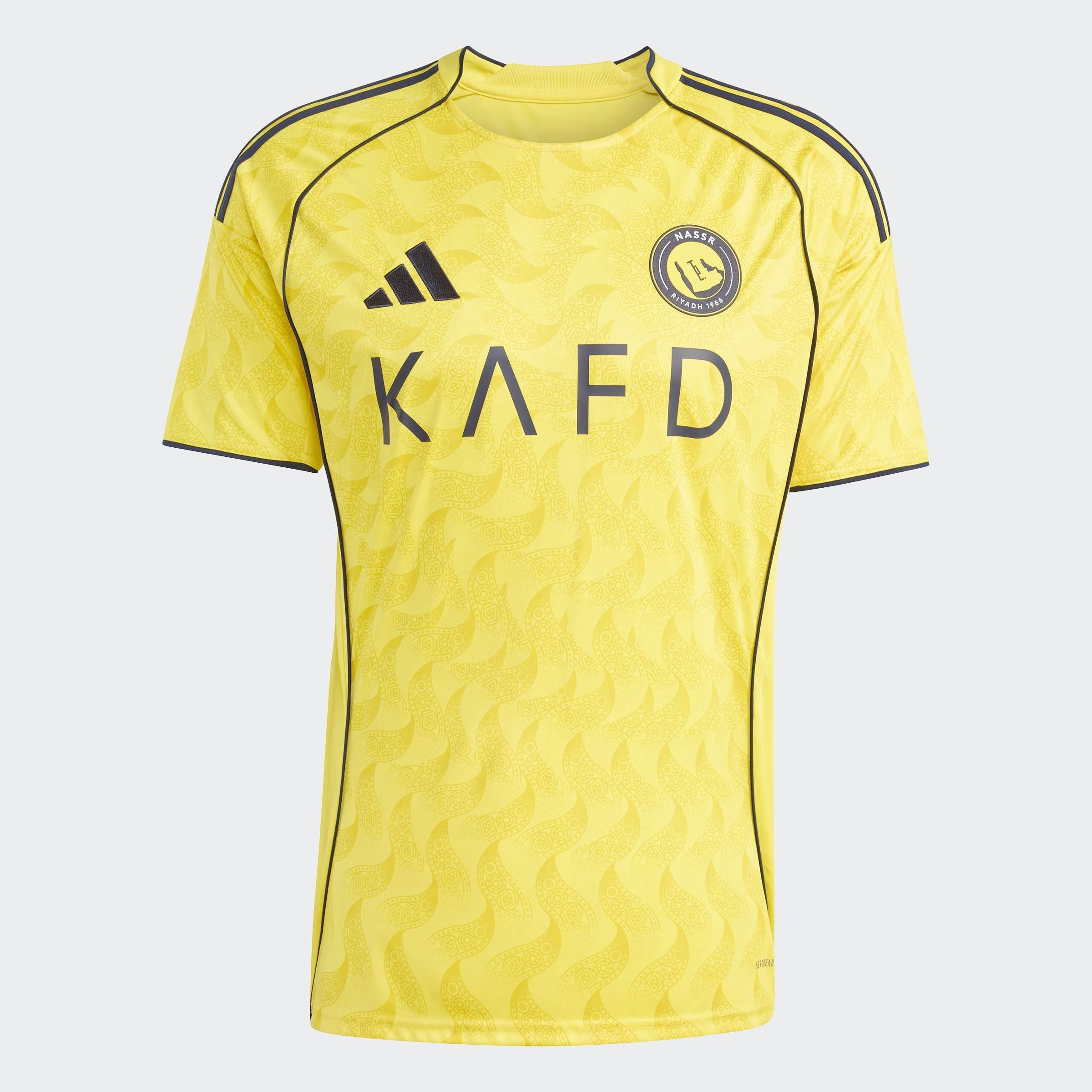 Al Nassr FC 25/26 Home Jersey, Yellow, A701_ONE, medium