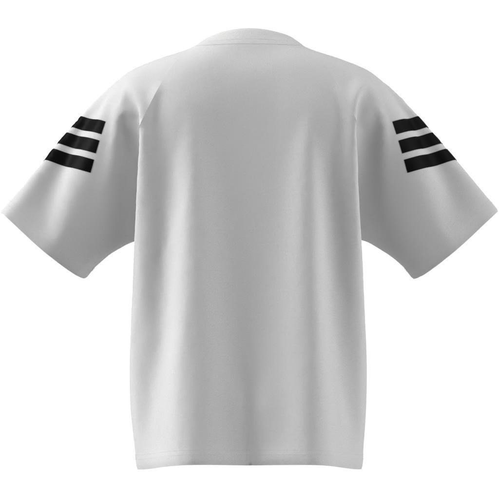 Kids Unisex Future Icons 3-Stripes T-Shirt, White, A701_ONE, large image number 8