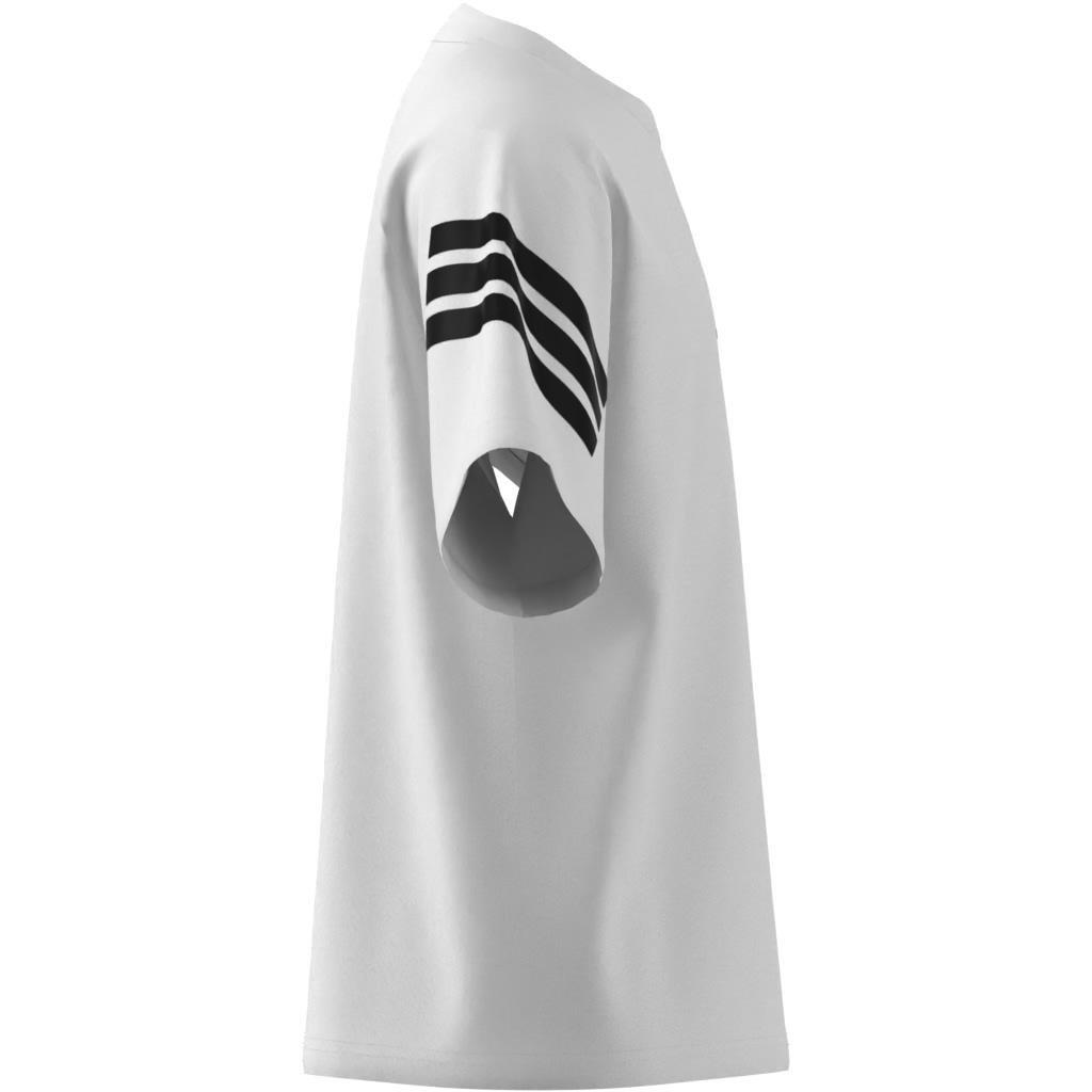 Kids Unisex Future Icons 3-Stripes T-Shirt, White, A701_ONE, large image number 11