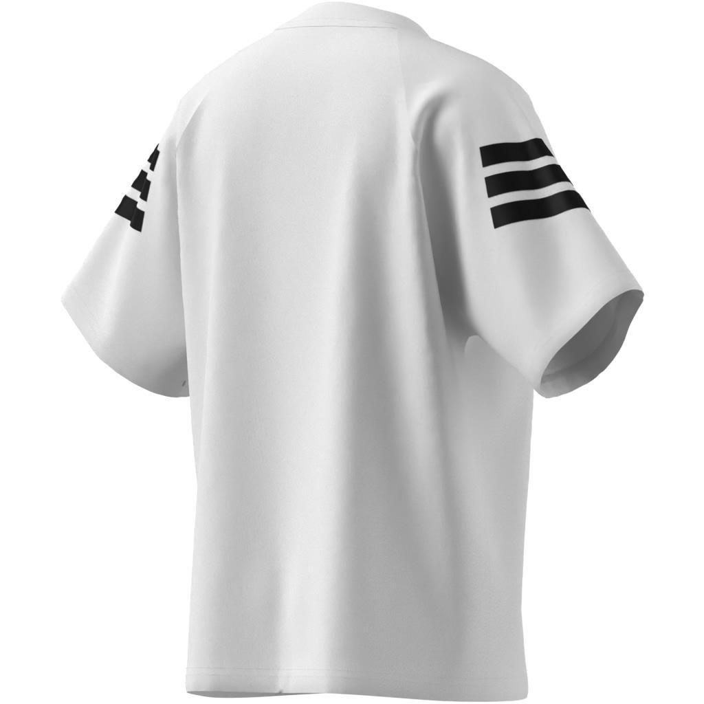 Kids Unisex Future Icons 3-Stripes T-Shirt, White, A701_ONE, large image number 12