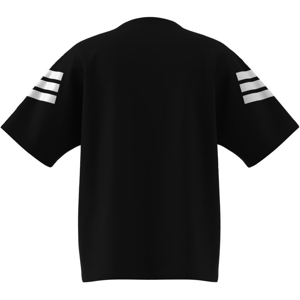 Unisex Kids Future Icons 3-Stripes T-Shirt, Black, , large image number 14