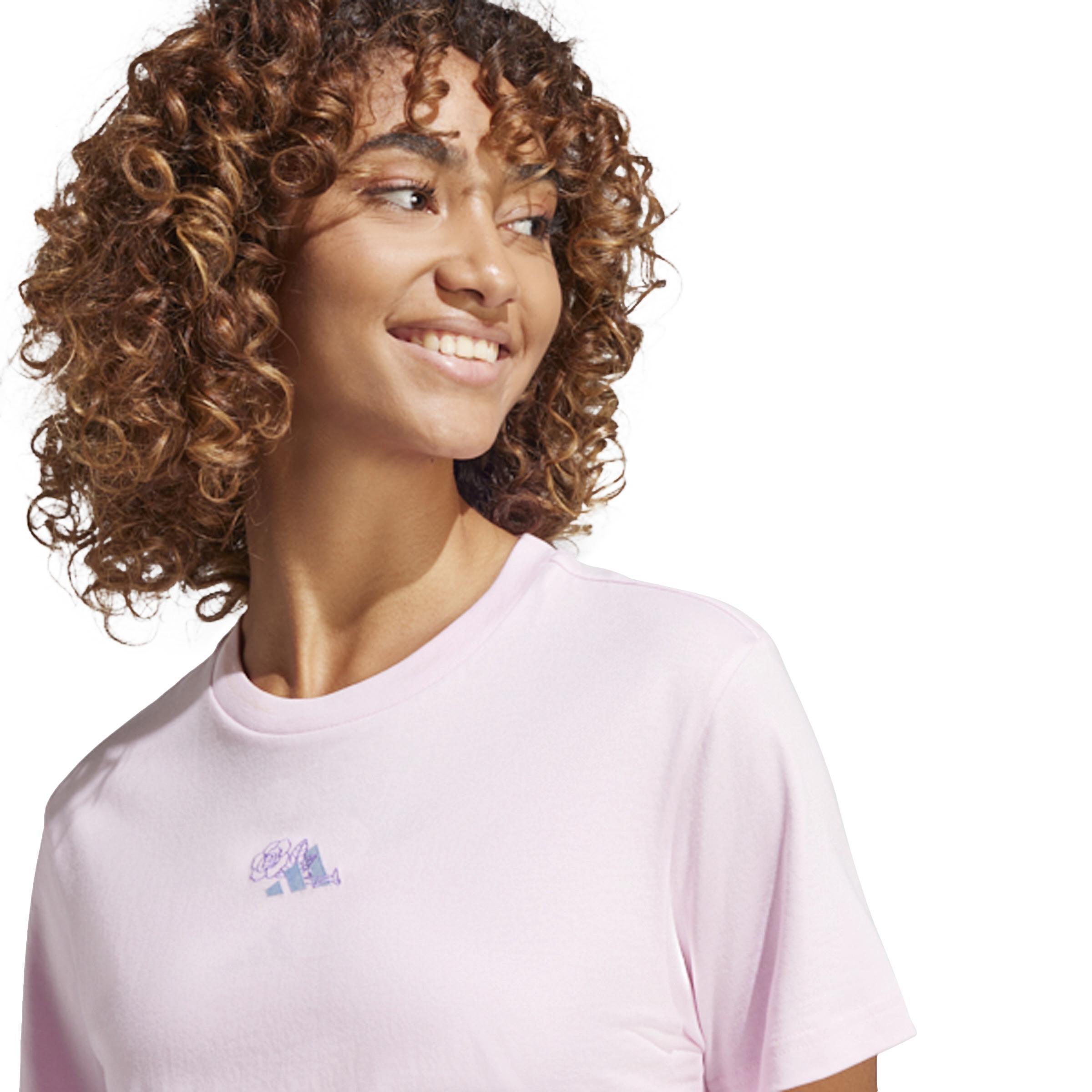 Lounge Mini Graphic T-Shirt, Pink, , large image number 4