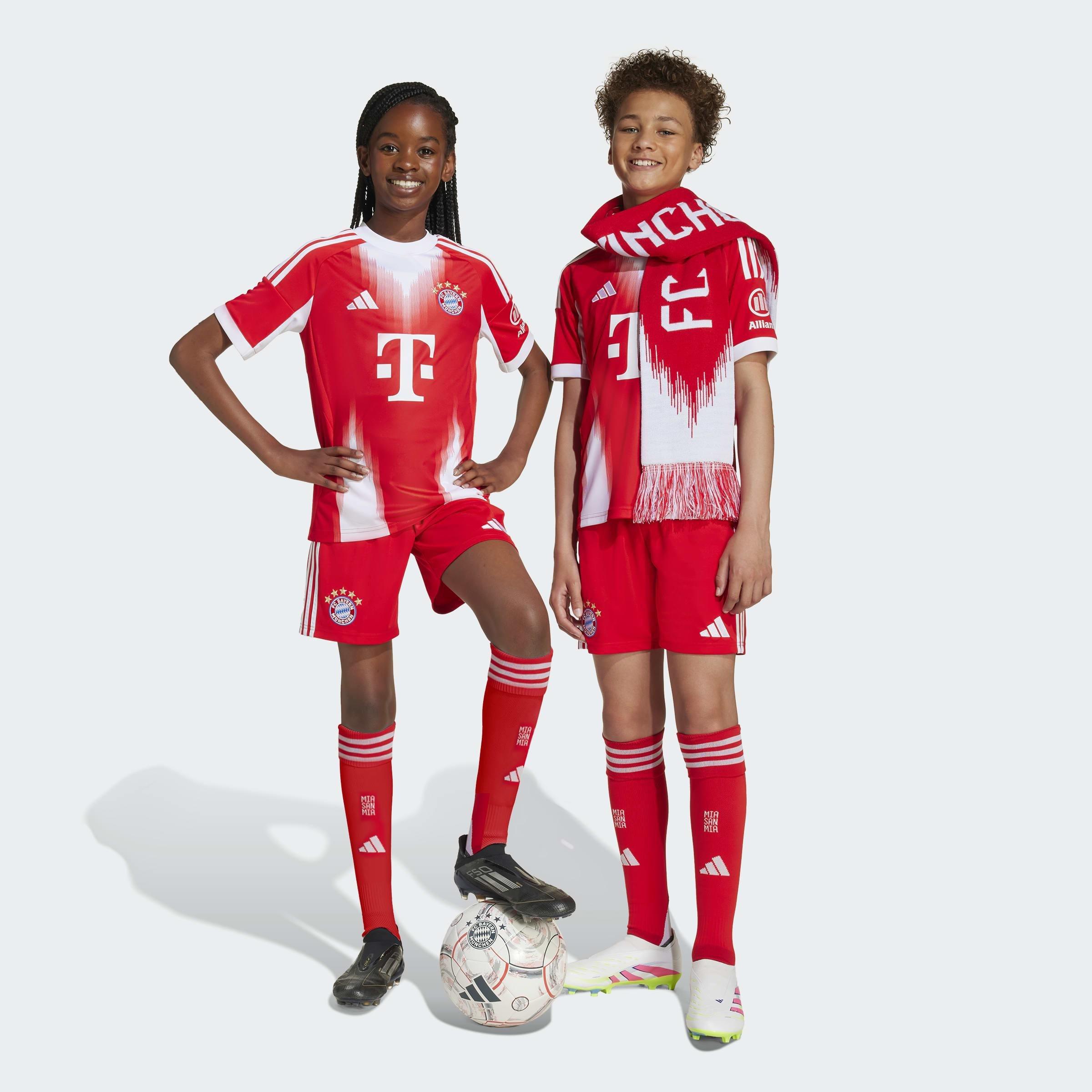 Kids Unisex FC Bayern 25/26 Home Shorts, Red, , large image number 5