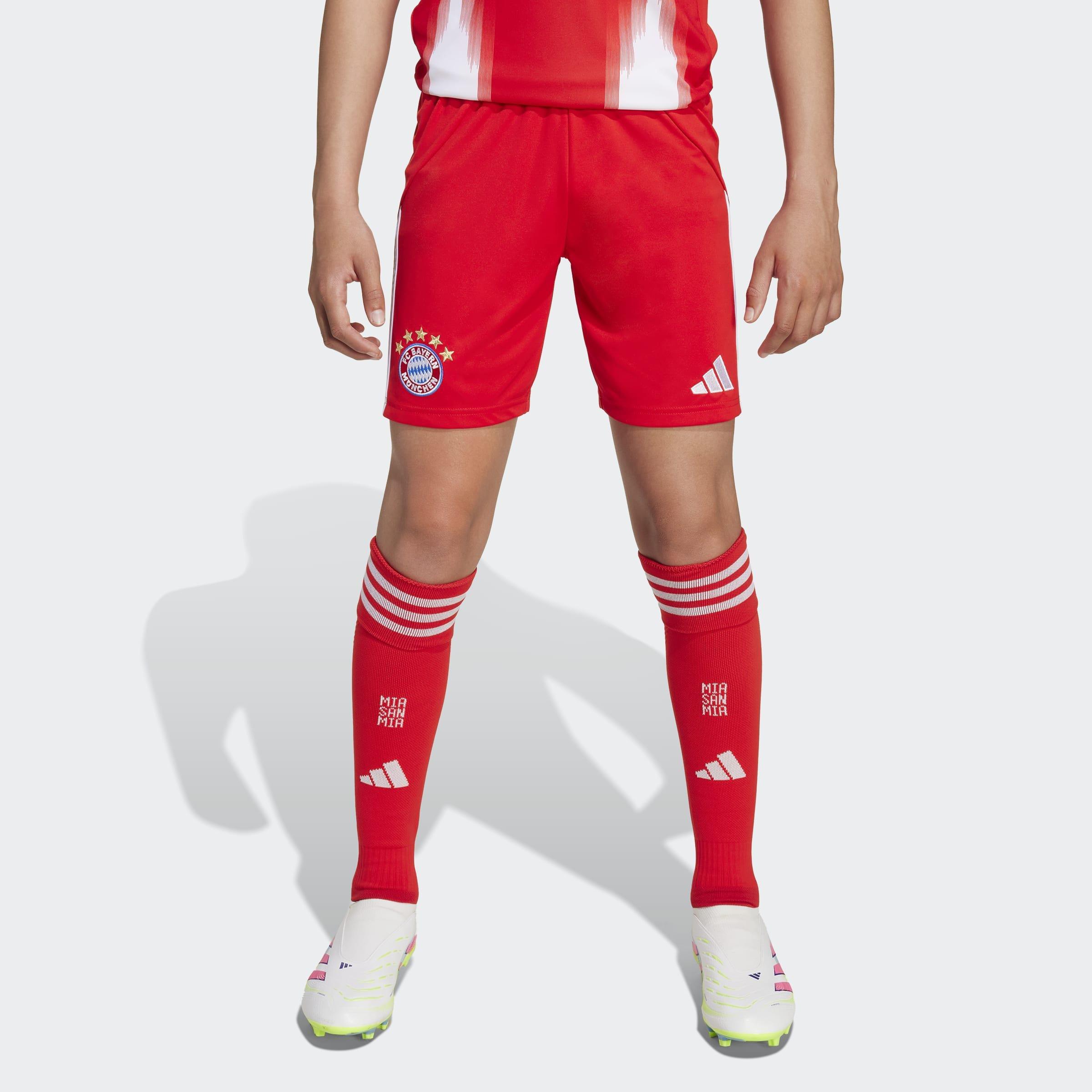 Kids Unisex FC Bayern 25/26 Home Shorts, Red, , large image number 7