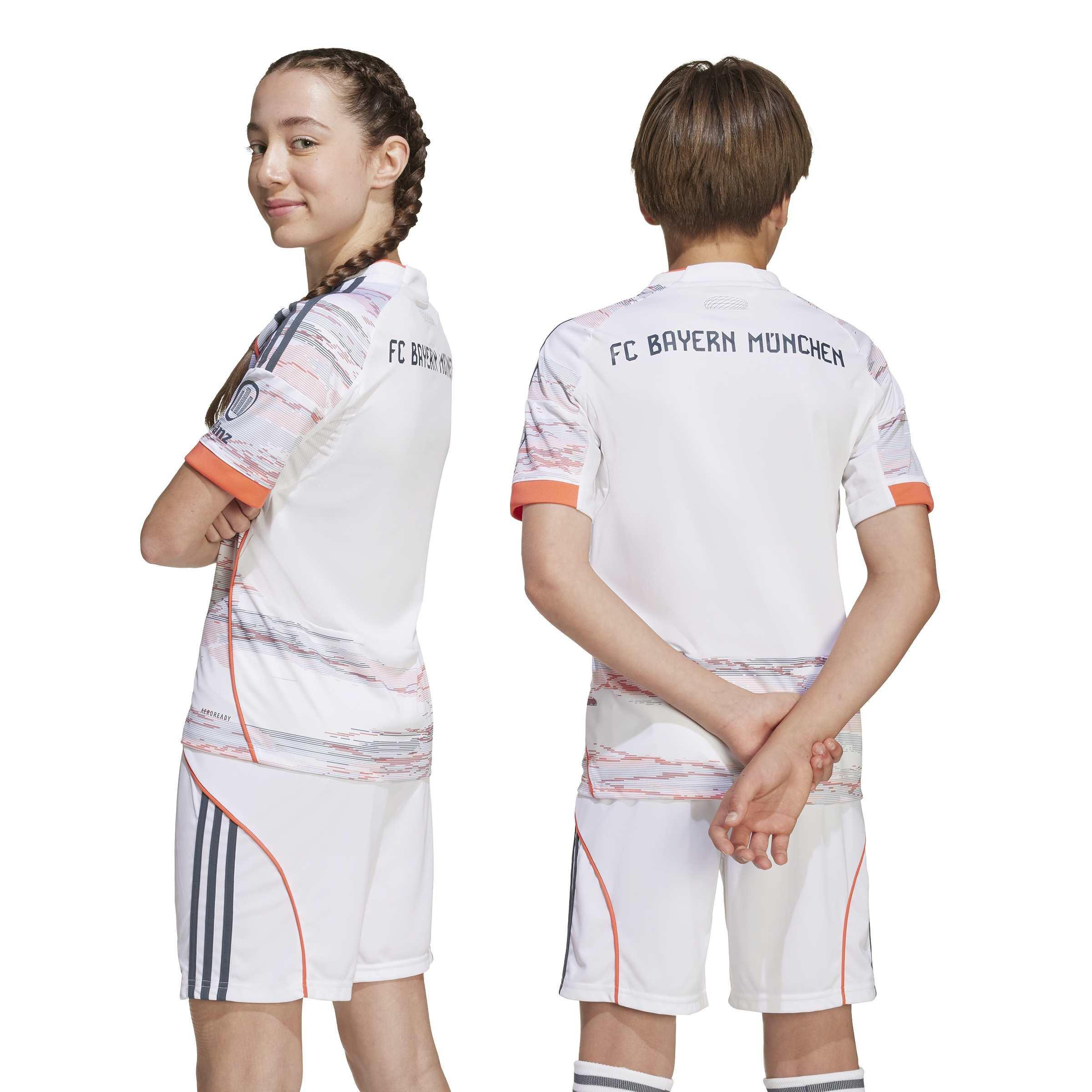 Kids Unisex FC Bayern 25/26 Away Jersey, White, A701_ONE, large image number 1