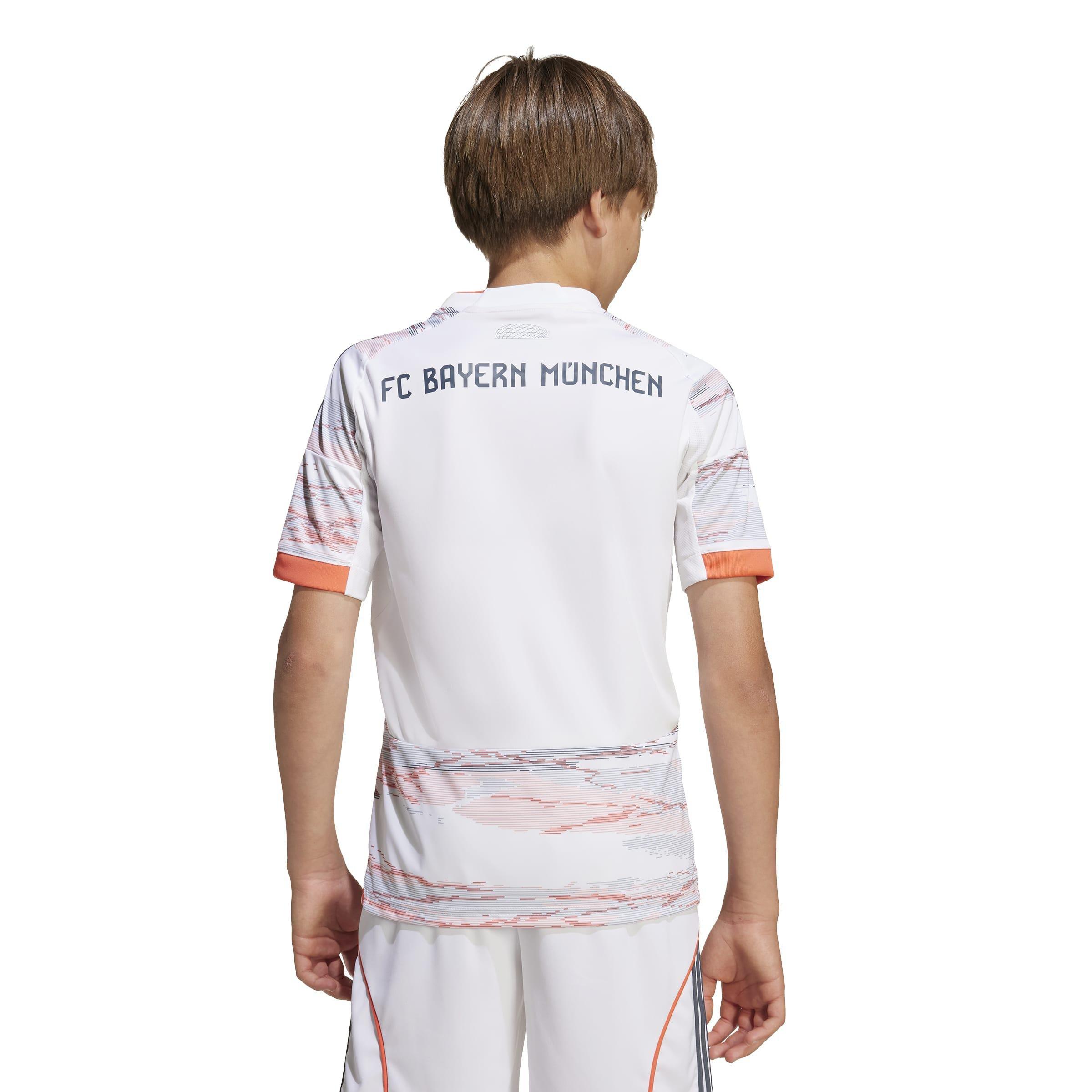 Kids Unisex FC Bayern 25/26 Away Jersey, White, A701_ONE, large image number 3