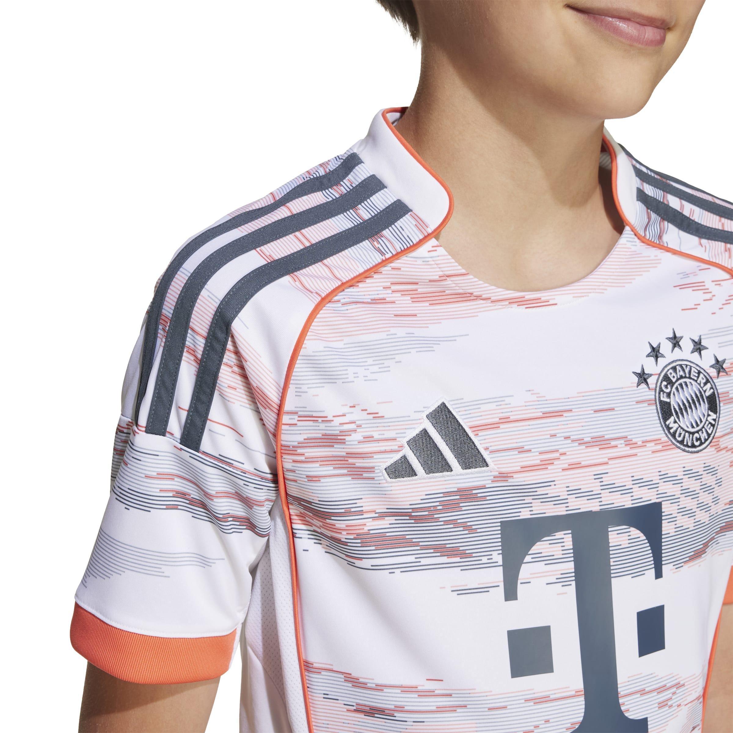 Kids Unisex FC Bayern 25/26 Away Jersey, White, A701_ONE, large image number 4