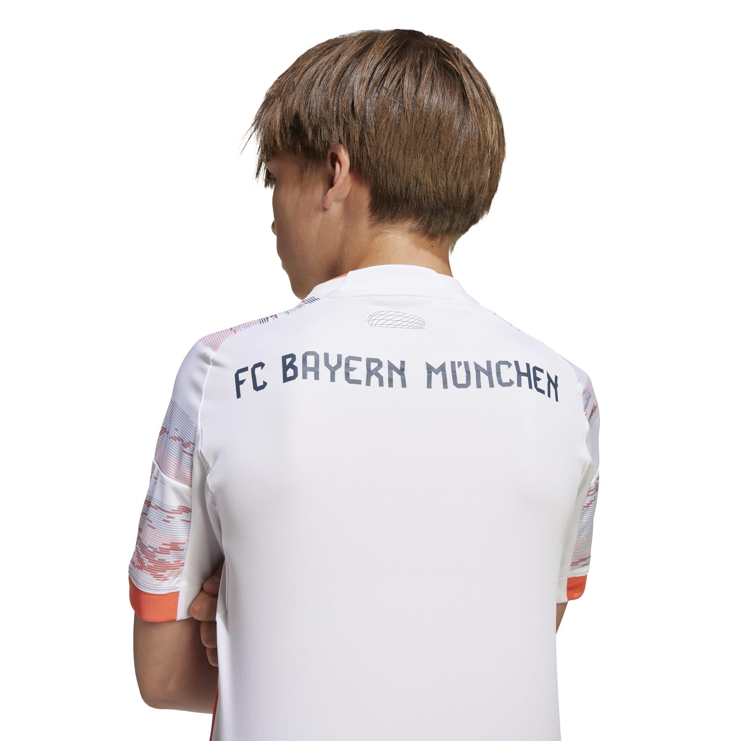 Kids Unisex FC Bayern 25/26 Away Jersey, White, A701_ONE, large image number 5