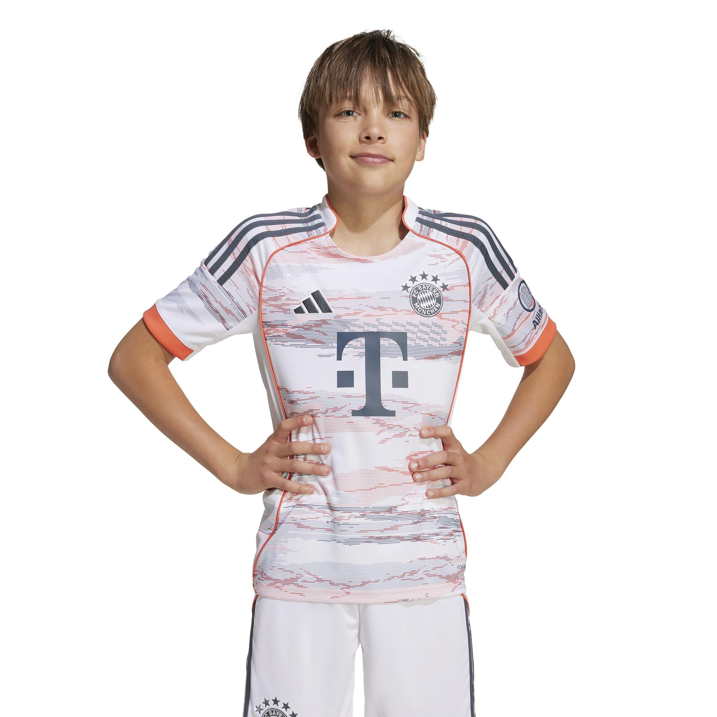 Kids Unisex FC Bayern 25/26 Away Jersey, White, A701_ONE, large image number 7