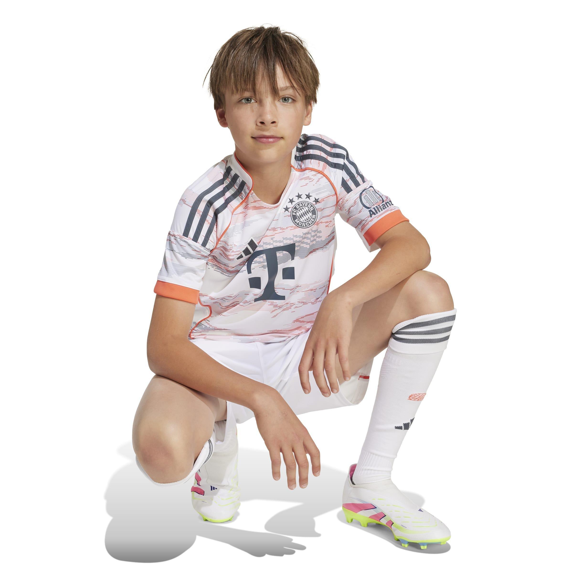 Kids Unisex FC Bayern 25/26 Away Jersey, White, A701_ONE, large image number 8