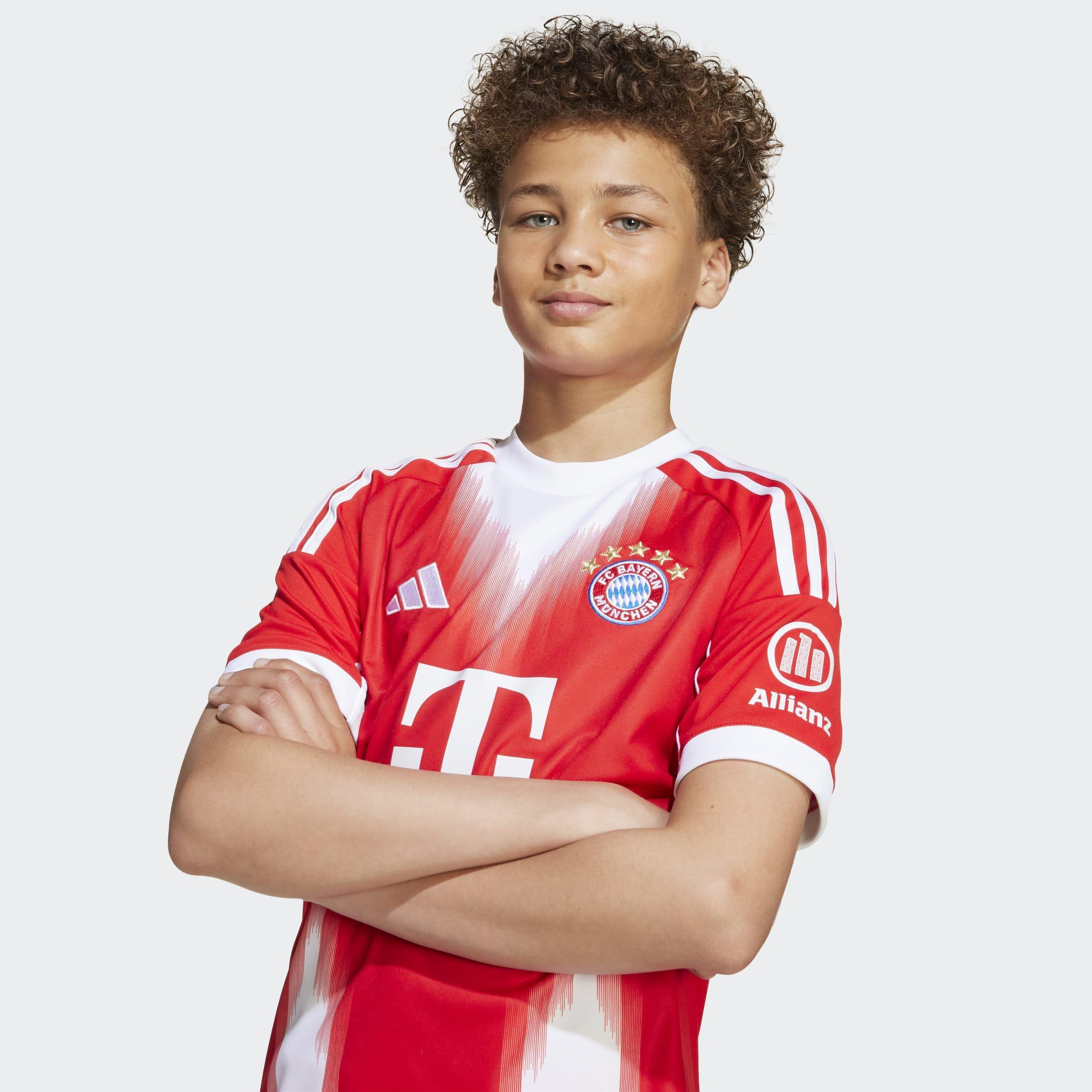 Kids Unisex FC Bayern 25/26 Home Jersey, Red, A701_ONE, large image number 5