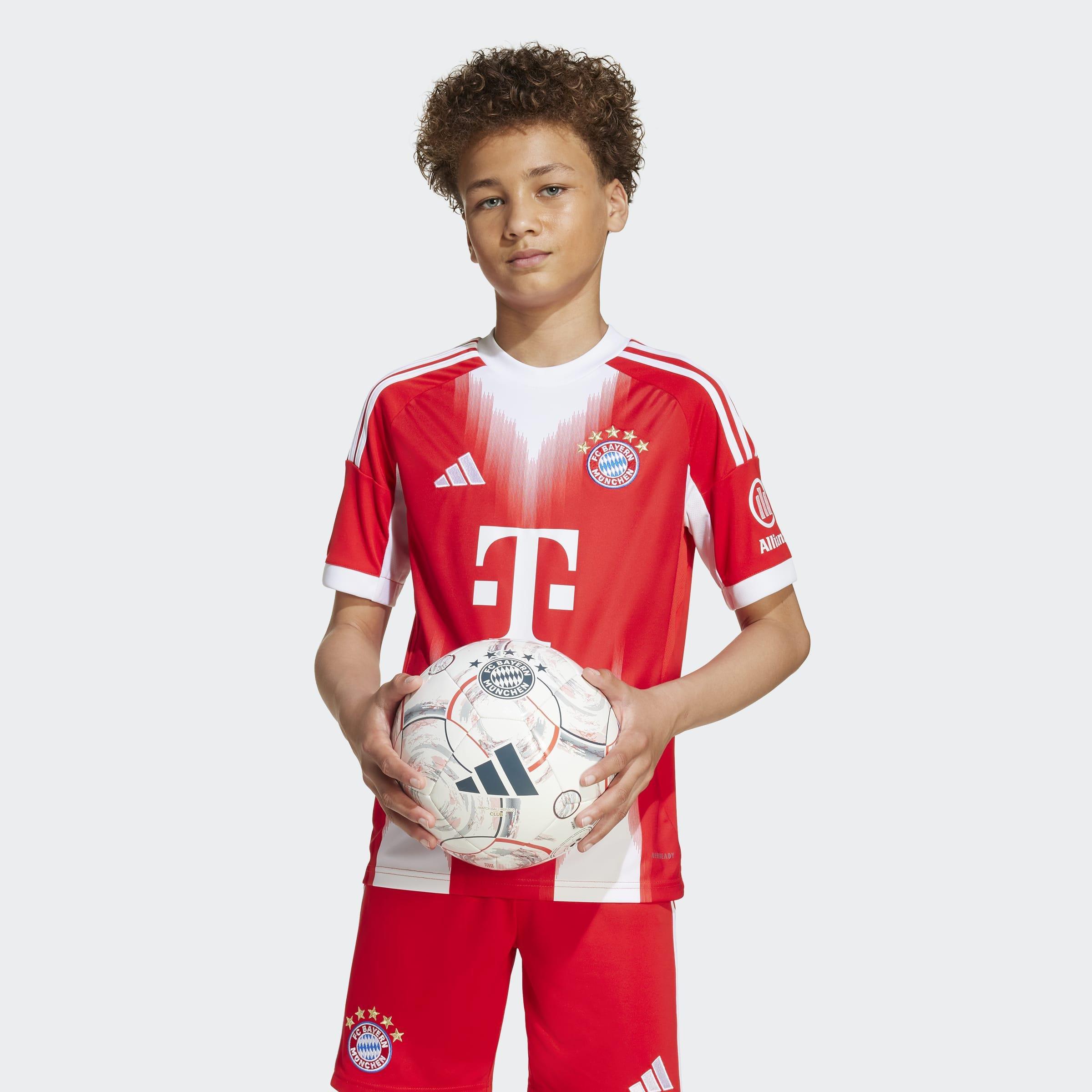 Kids Unisex FC Bayern 25/26 Home Jersey, Red, A701_ONE, large image number 8