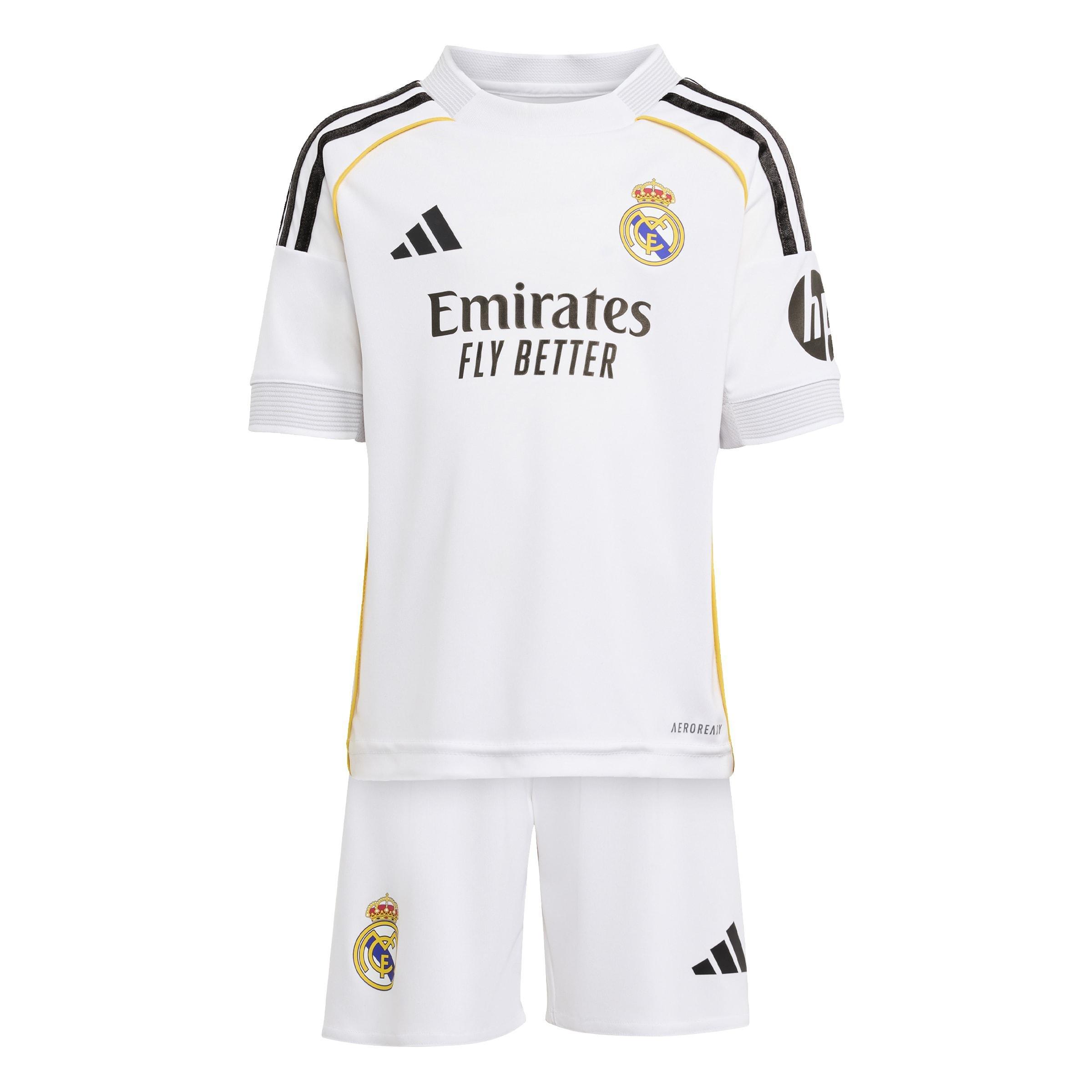 Kids Unisex Real Madrid 25/26 Home Mini Kit, White, A701_ONE, large image number 0