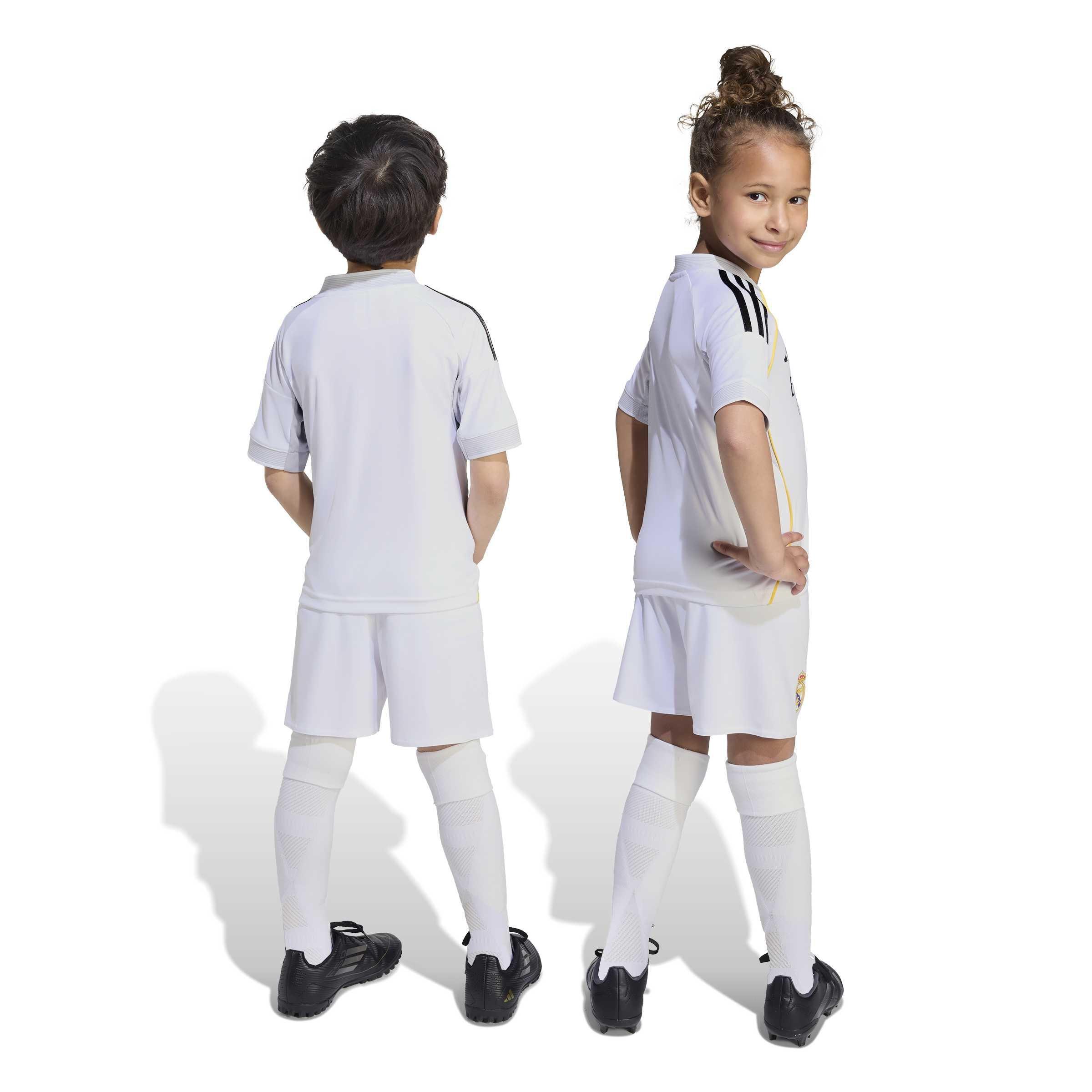 Kids Unisex Real Madrid 25/26 Home Mini Kit, White, A701_ONE, large image number 1