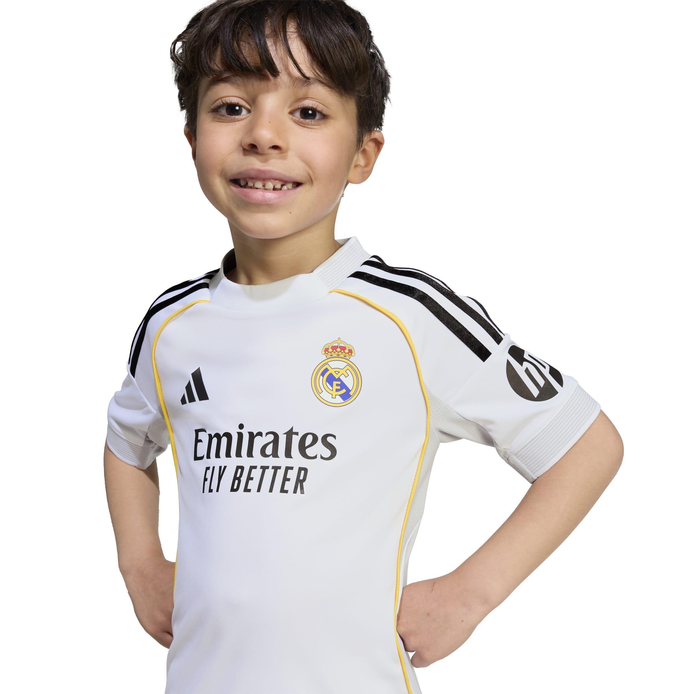 Kids Unisex Real Madrid 25/26 Home Mini Kit, White, A701_ONE, large image number 4