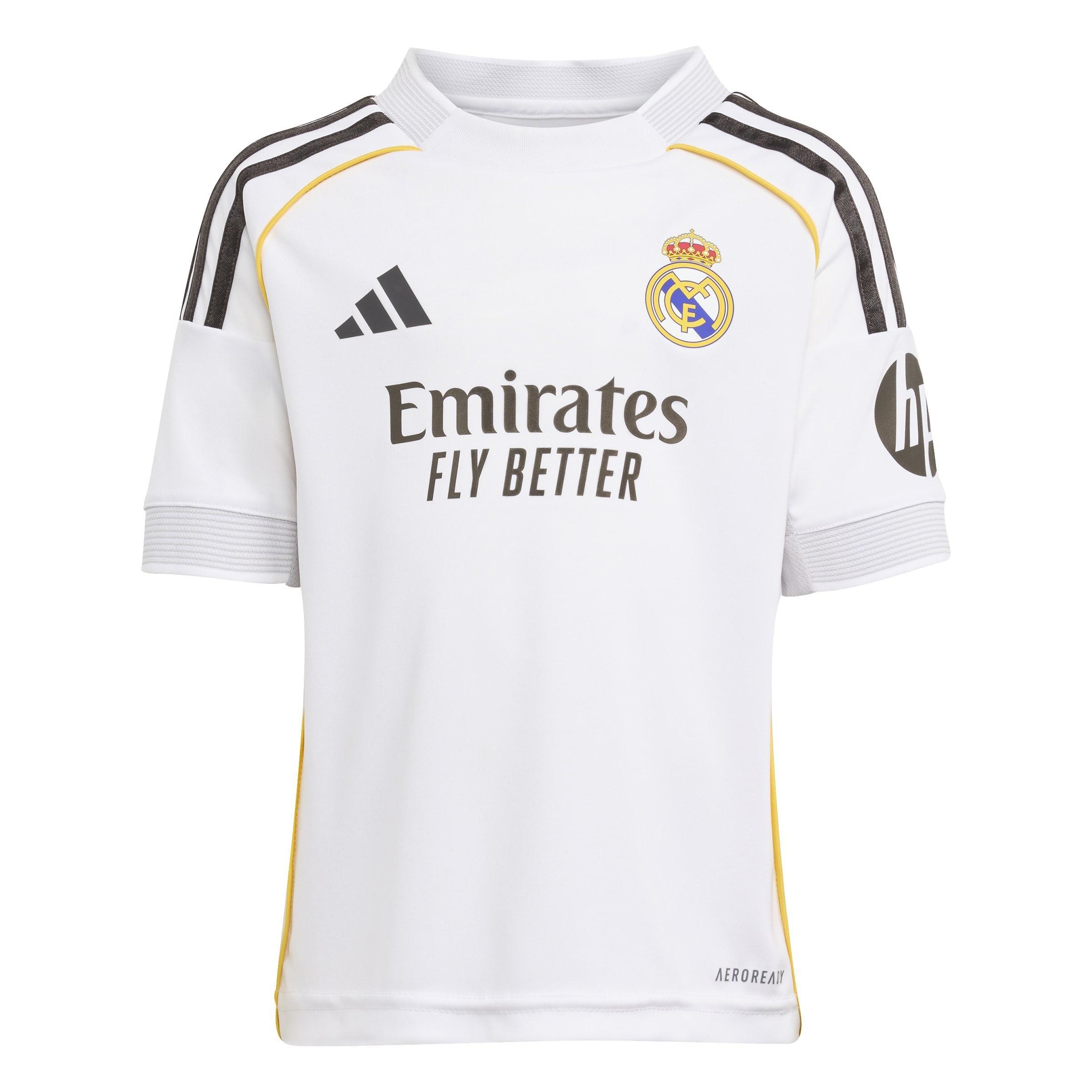 Kids Unisex Real Madrid 25/26 Home Mini Kit, White, A701_ONE, large image number 10