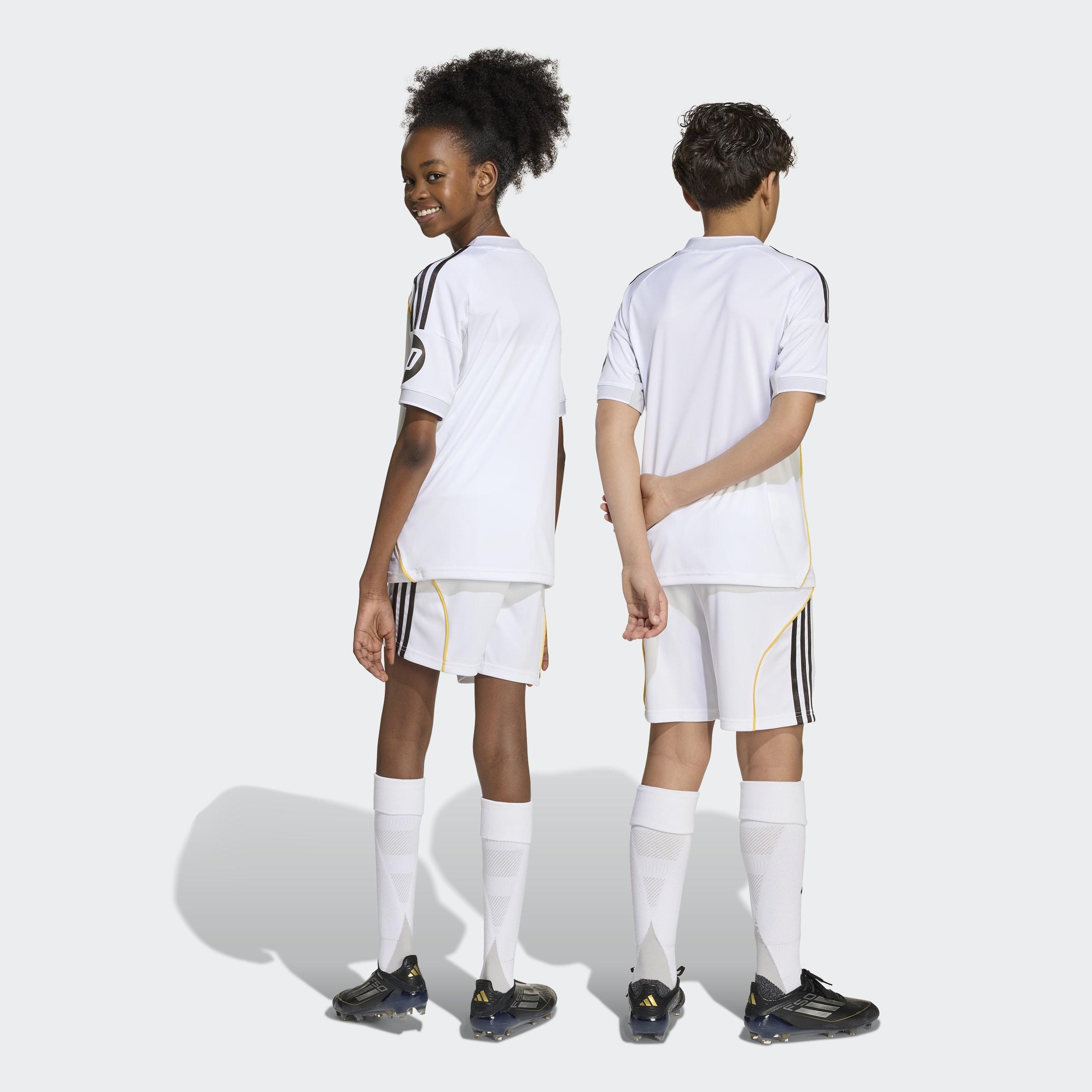Kids Unisex Real Madrid 25/26 Home Shorts, White, A701_ONE, large image number 3
