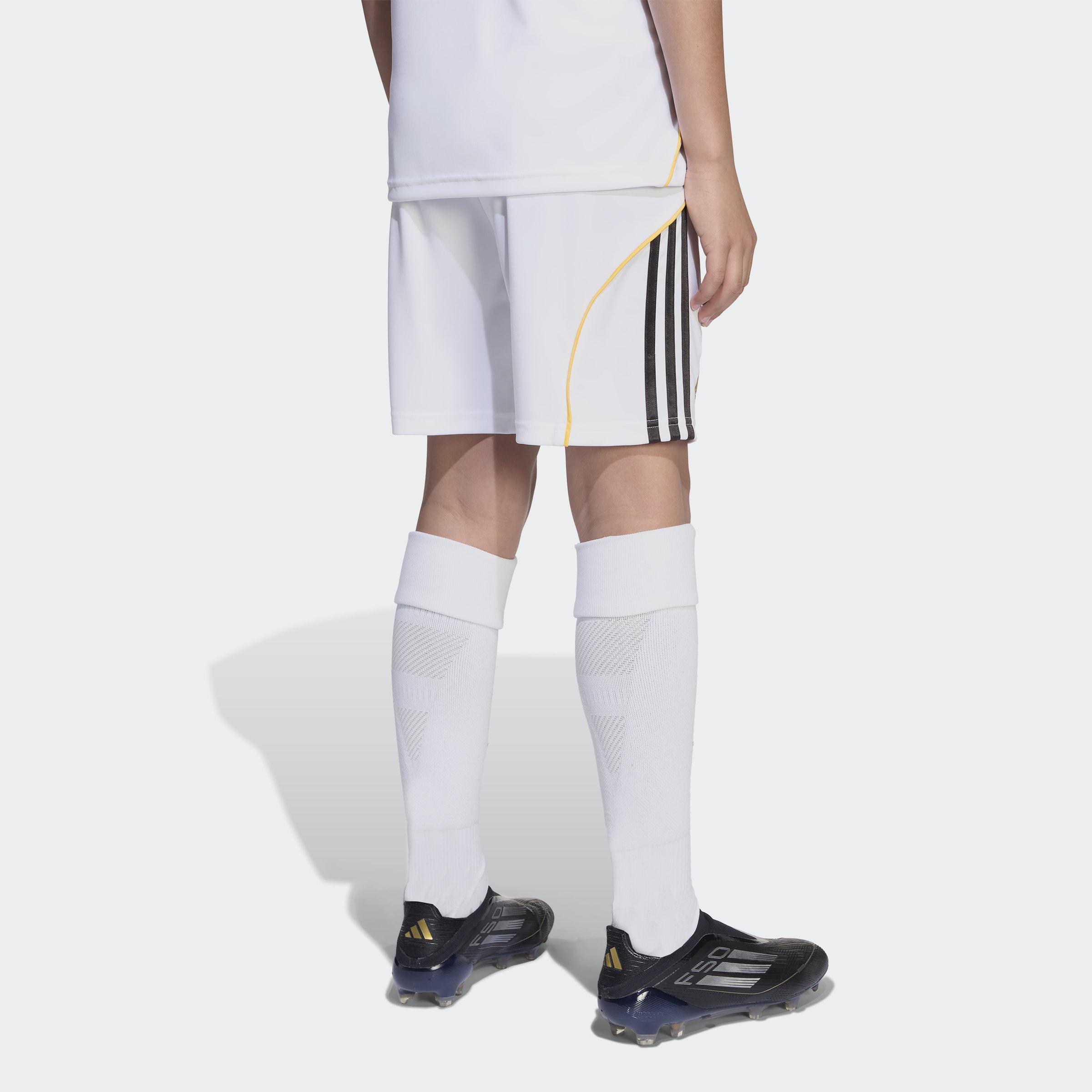Kids Unisex Real Madrid 25/26 Home Shorts, White, A701_ONE, large image number 5