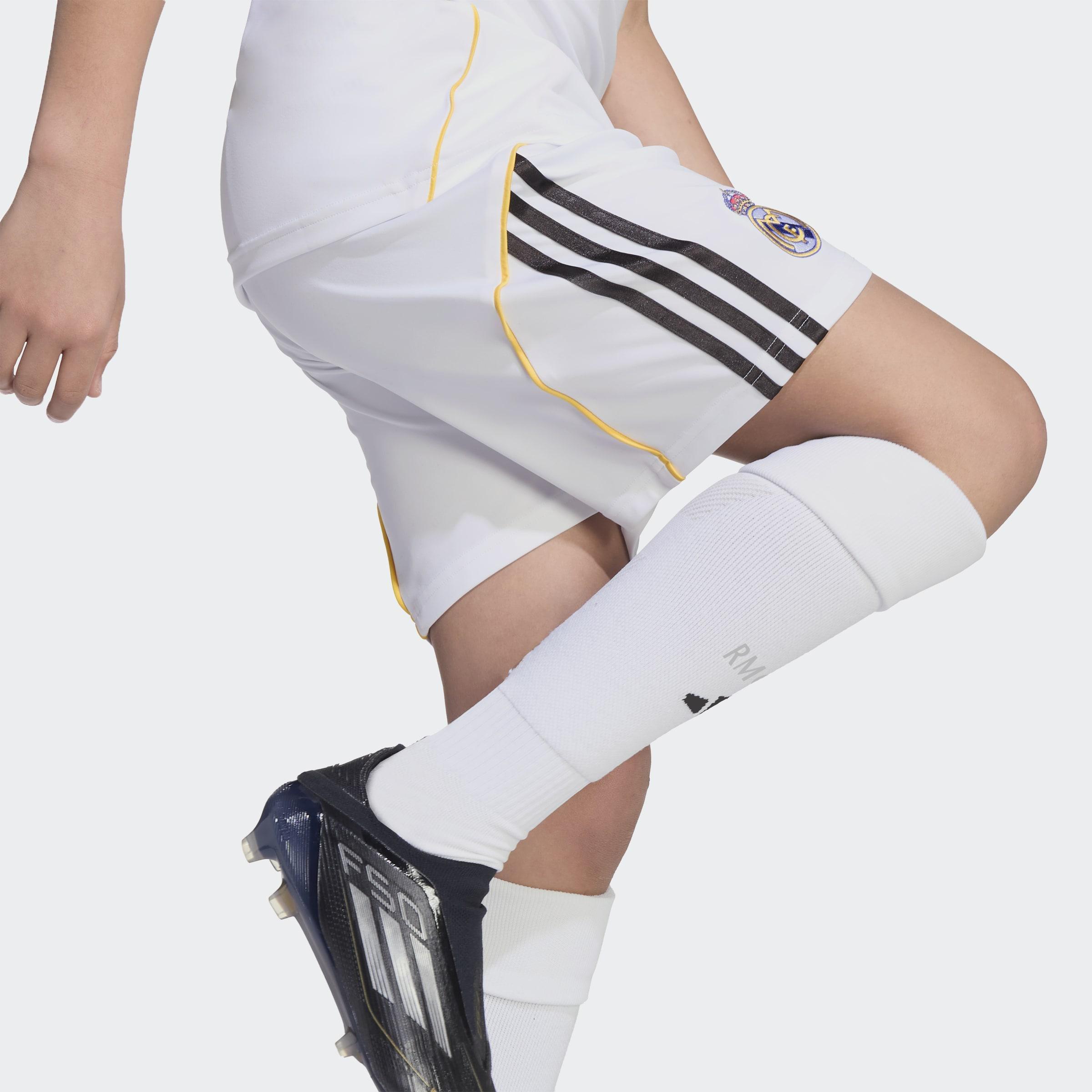 Kids Unisex Real Madrid 25/26 Home Shorts, White, A701_ONE, large image number 6