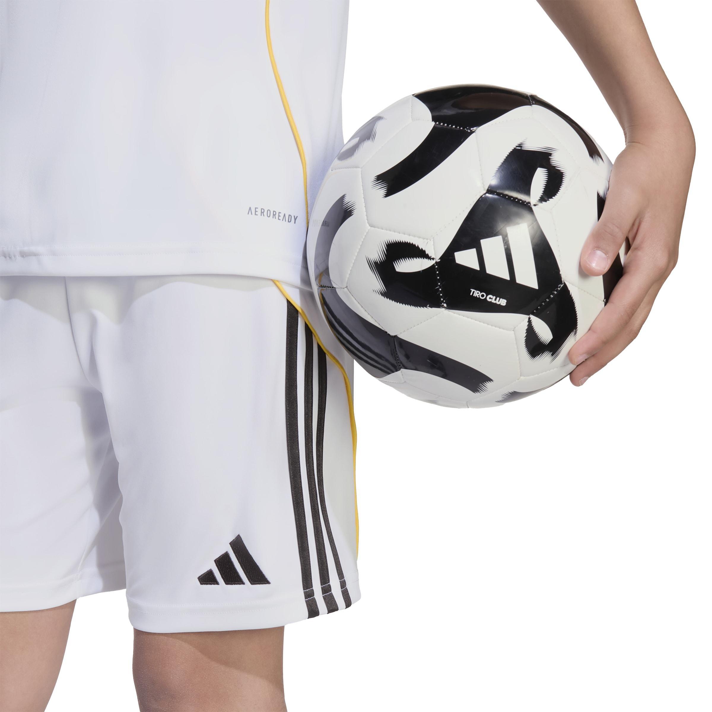 Kids Unisex Real Madrid 25/26 Home Shorts, White, A701_ONE, large image number 7