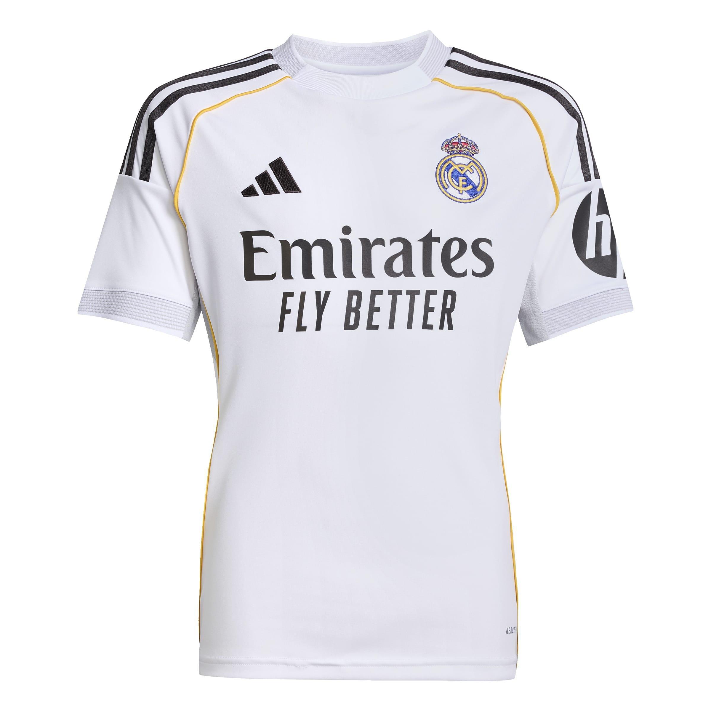 Kids Unisex Real Madrid 25/26 Home Jersey, White, A701_ONE, large image number 0