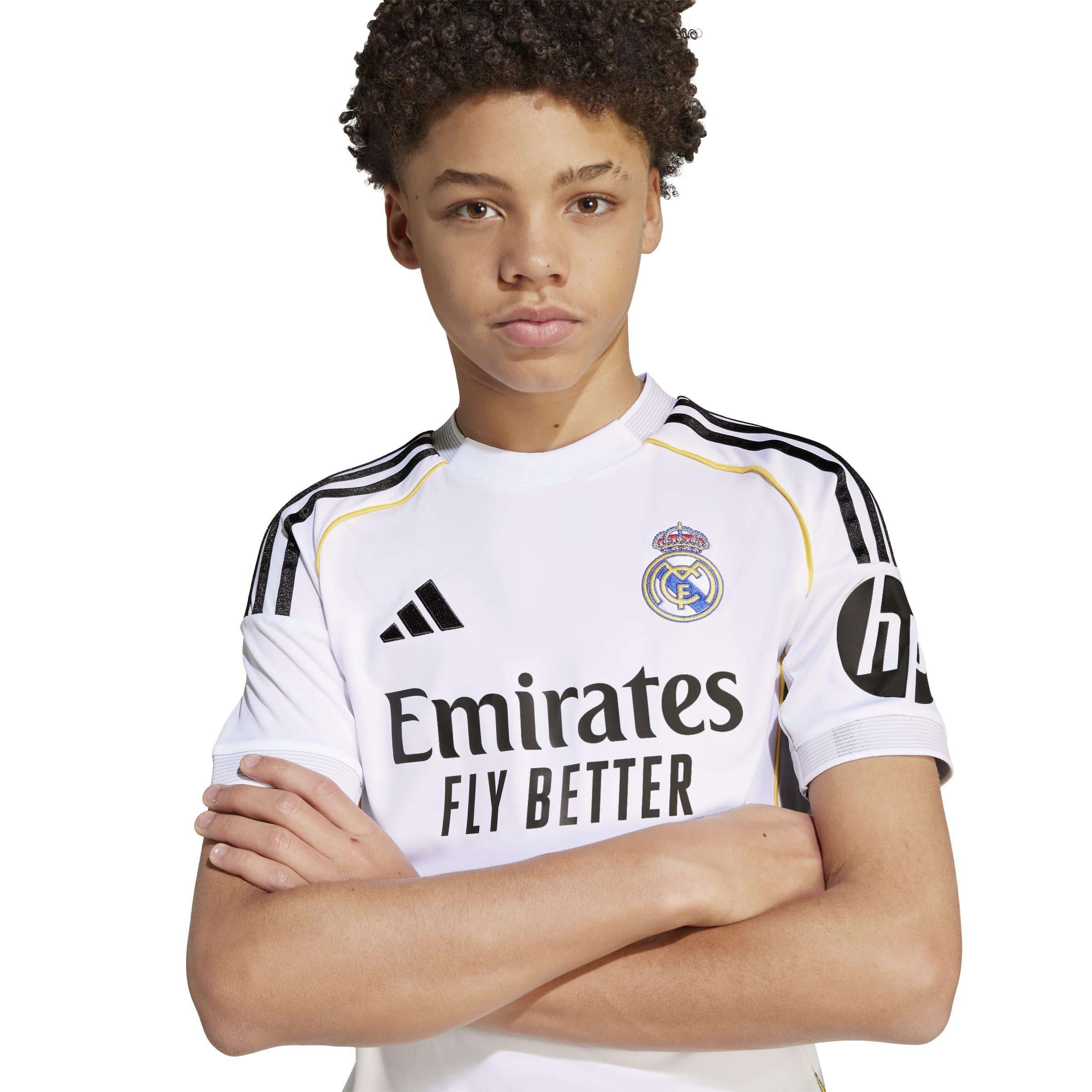 Kids Unisex Real Madrid 25/26 Home Jersey, White, A701_ONE, large image number 9