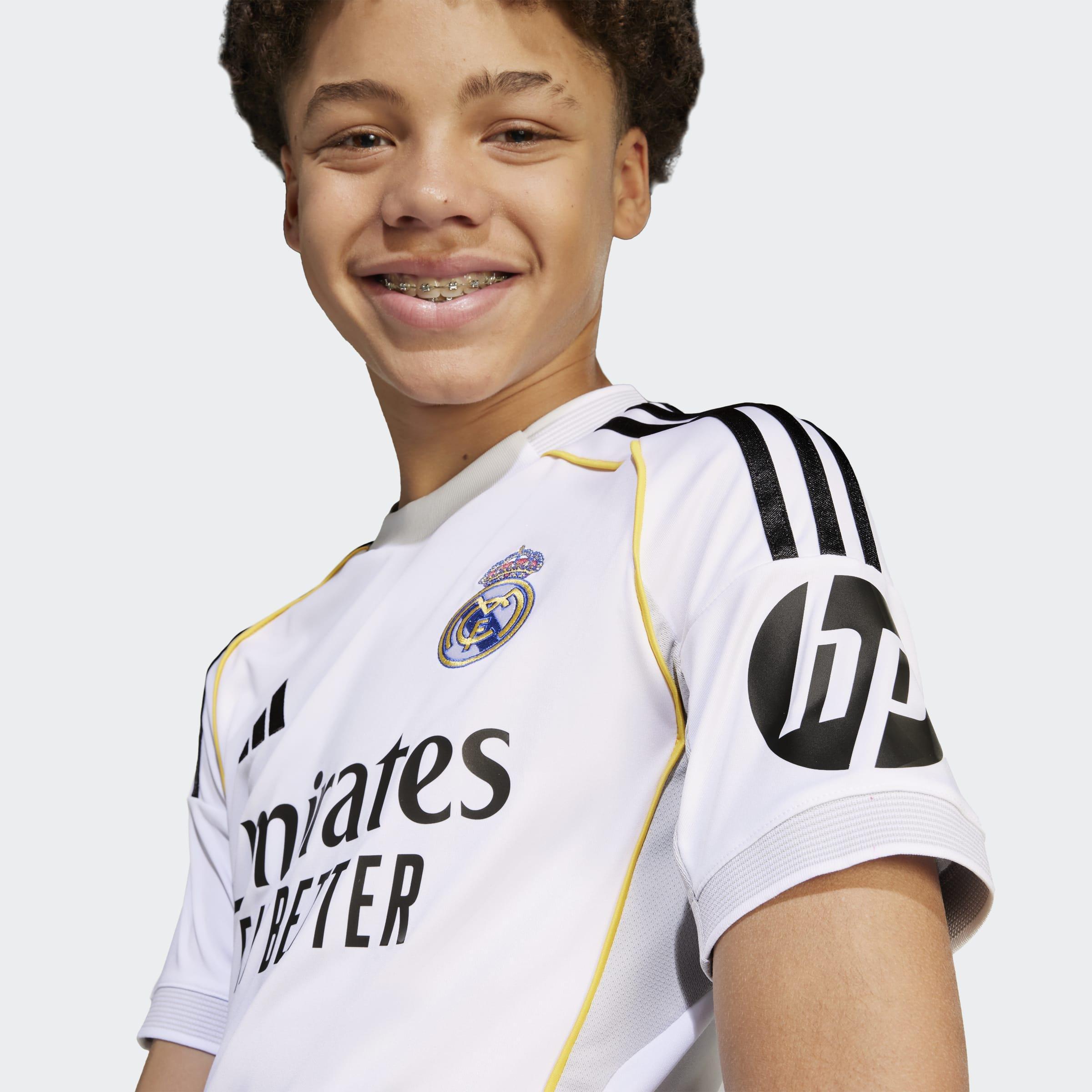 Kids Unisex Real Madrid 25/26 Home Jersey, White, A701_ONE, large image number 10