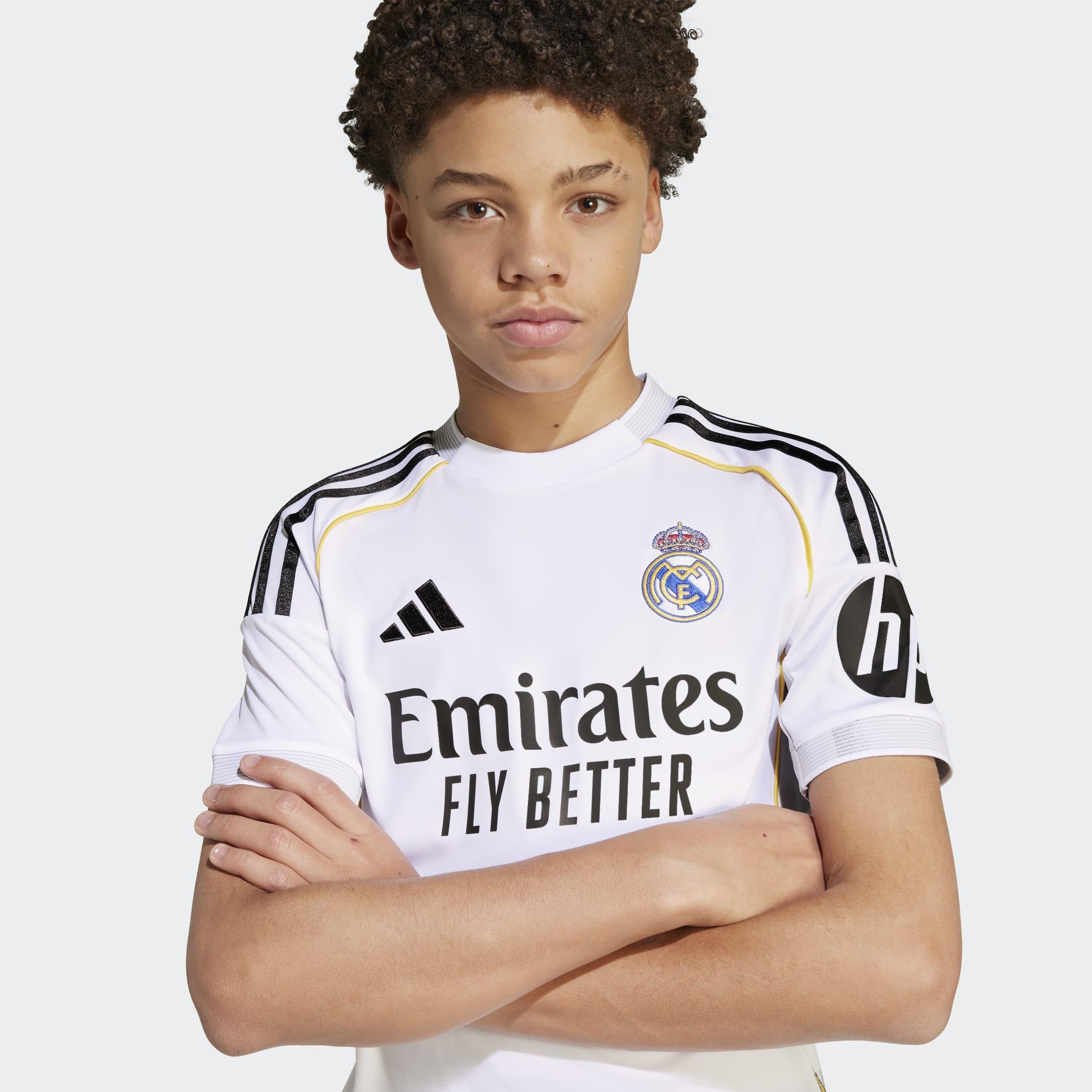 Kids Unisex Real Madrid 25/26 Home Jersey, White, A701_ONE, large image number 11