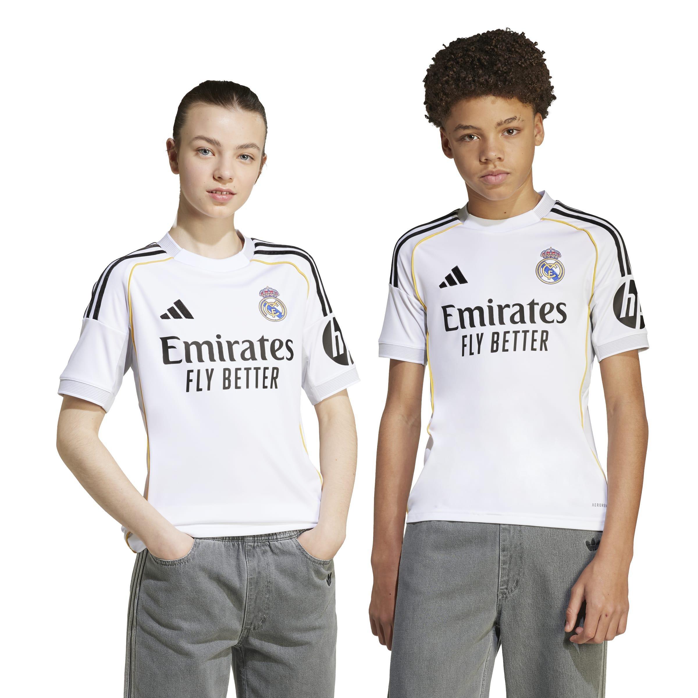 Kids Unisex Real Madrid 25/26 Home Jersey, White, A701_ONE, large image number 12