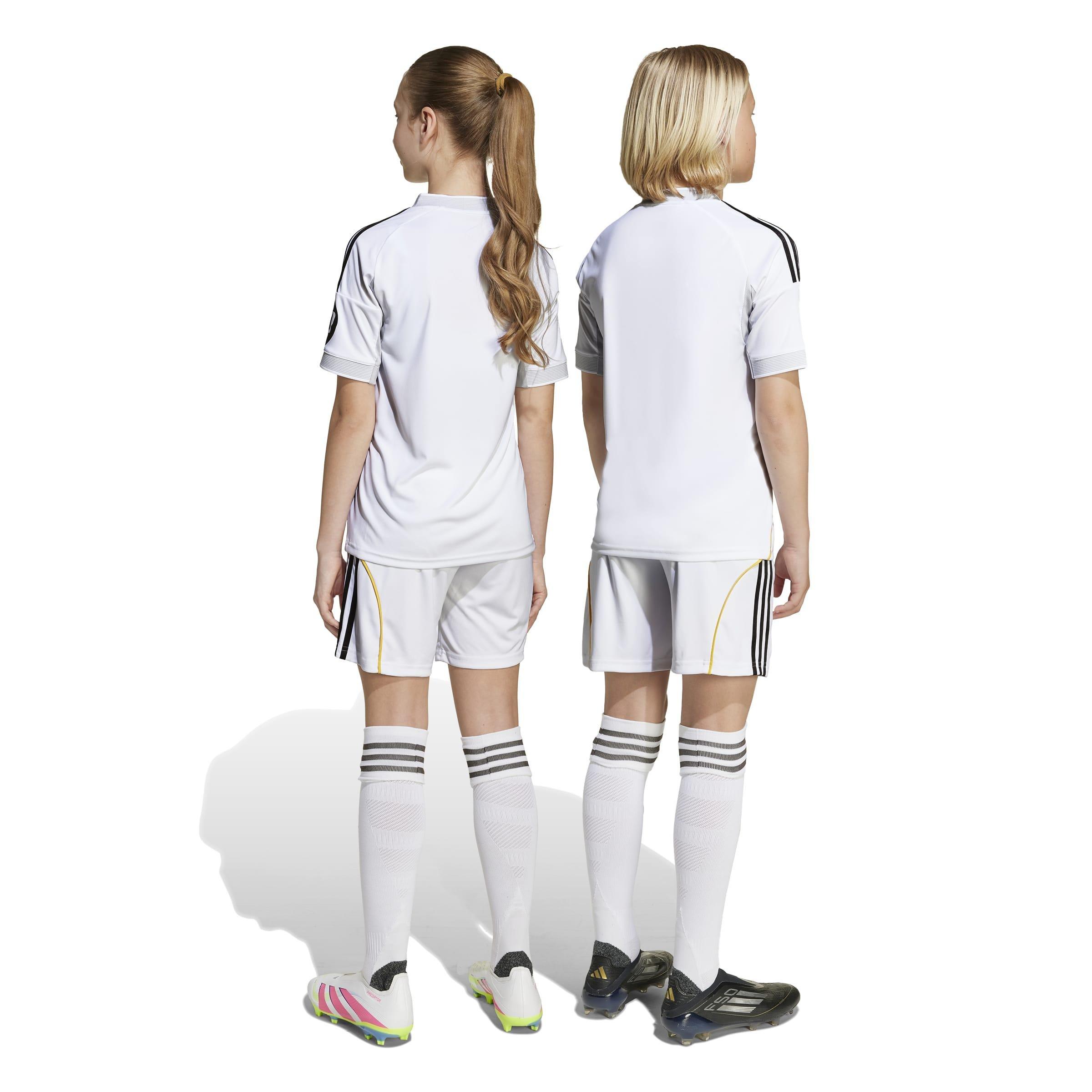 Kids Unisex Real Madrid 25/26 Home Youth Kit, White, A701_ONE, medium