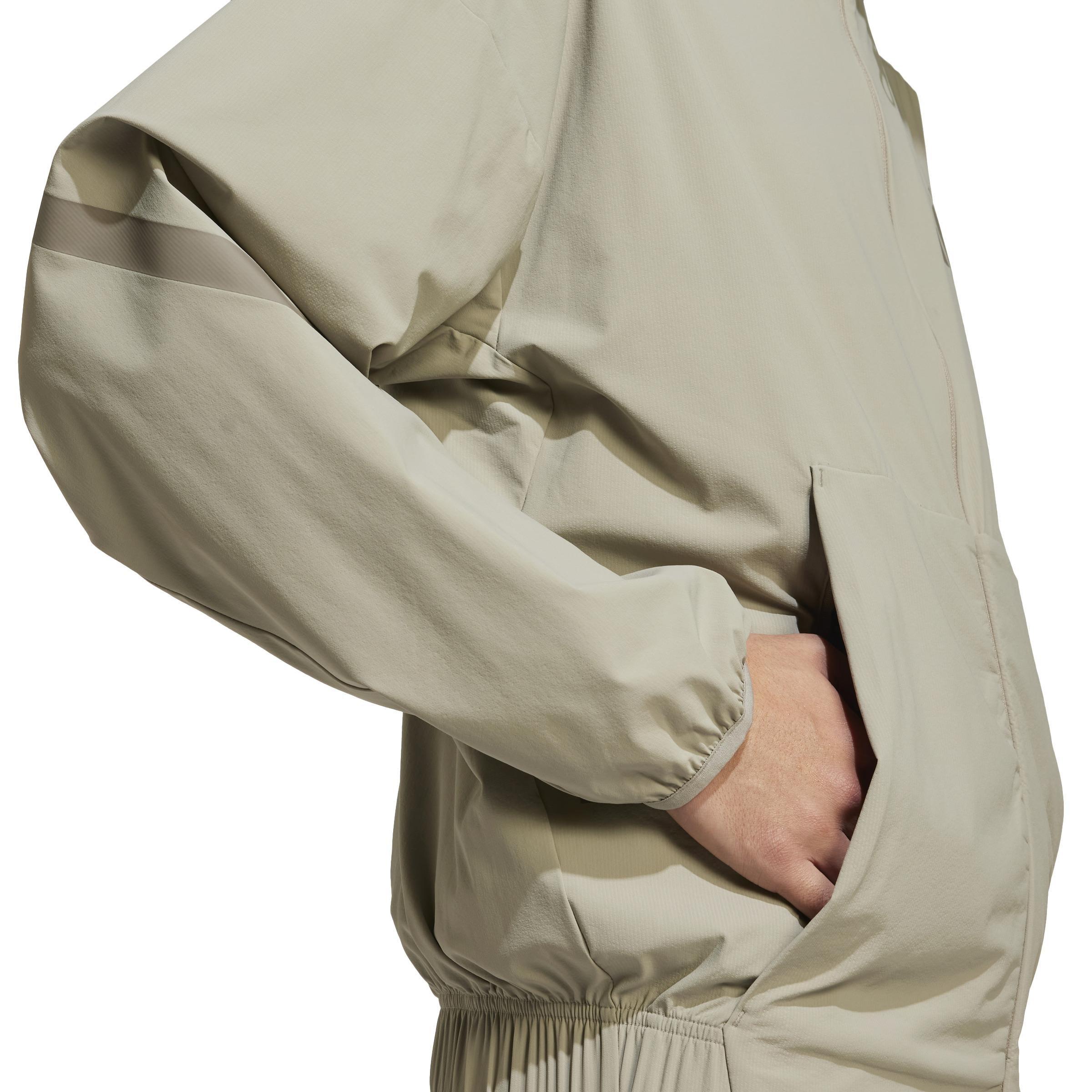 adidas Z.N.E. Woven Track Top, Beige, A701_ONE, large image number 3