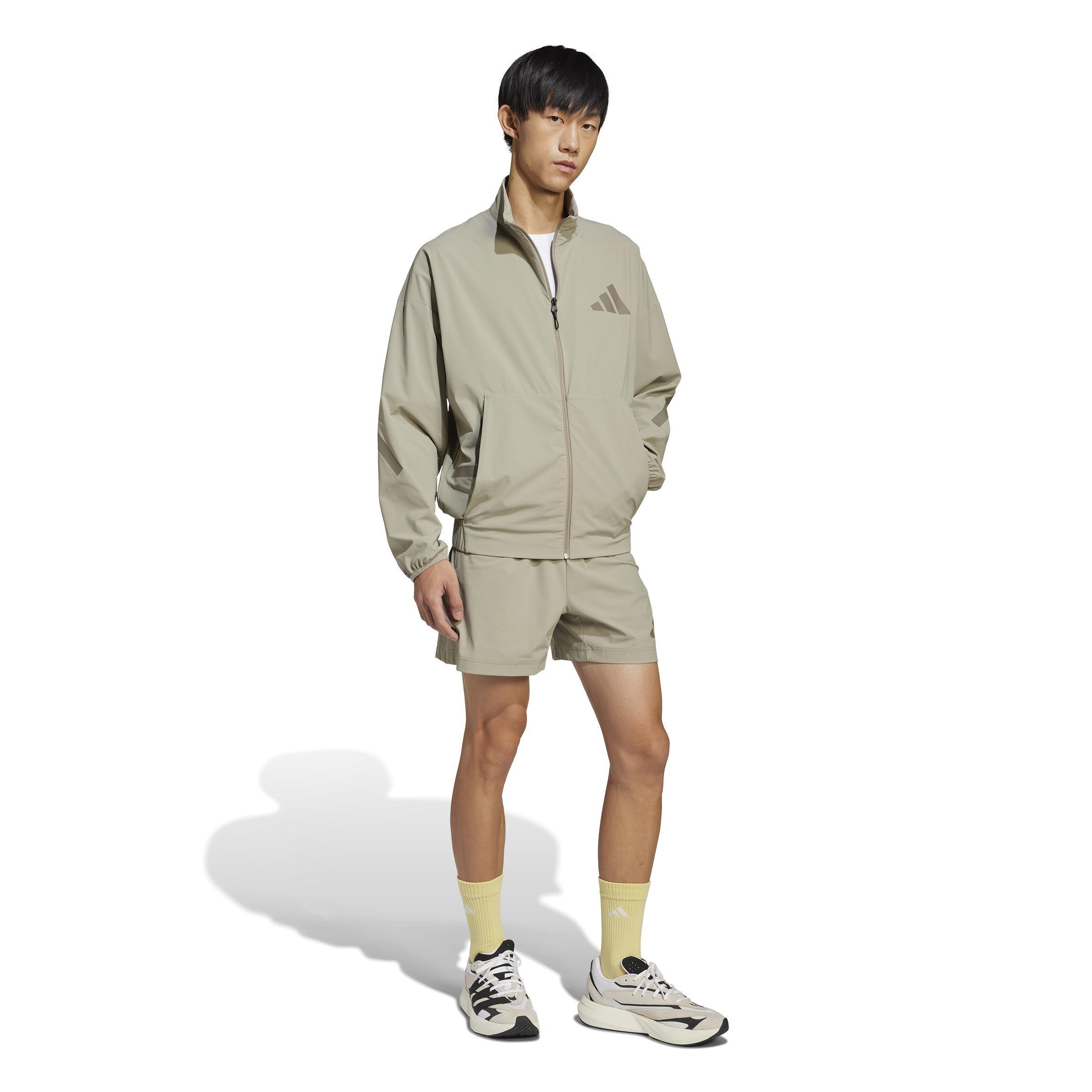 adidas Z.N.E. Woven Track Top, Beige, A701_ONE, large image number 8