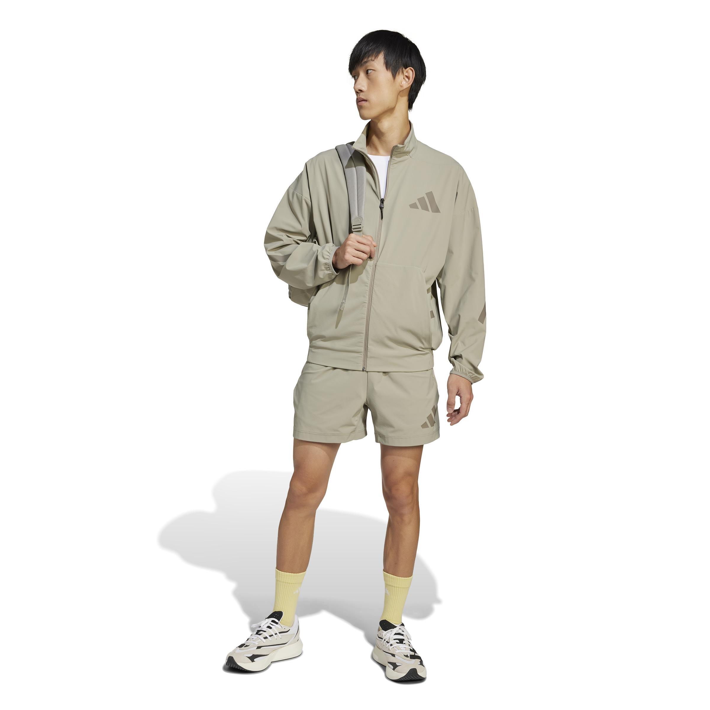 adidas Z.N.E. Woven Track Top, Beige, A701_ONE, large image number 9