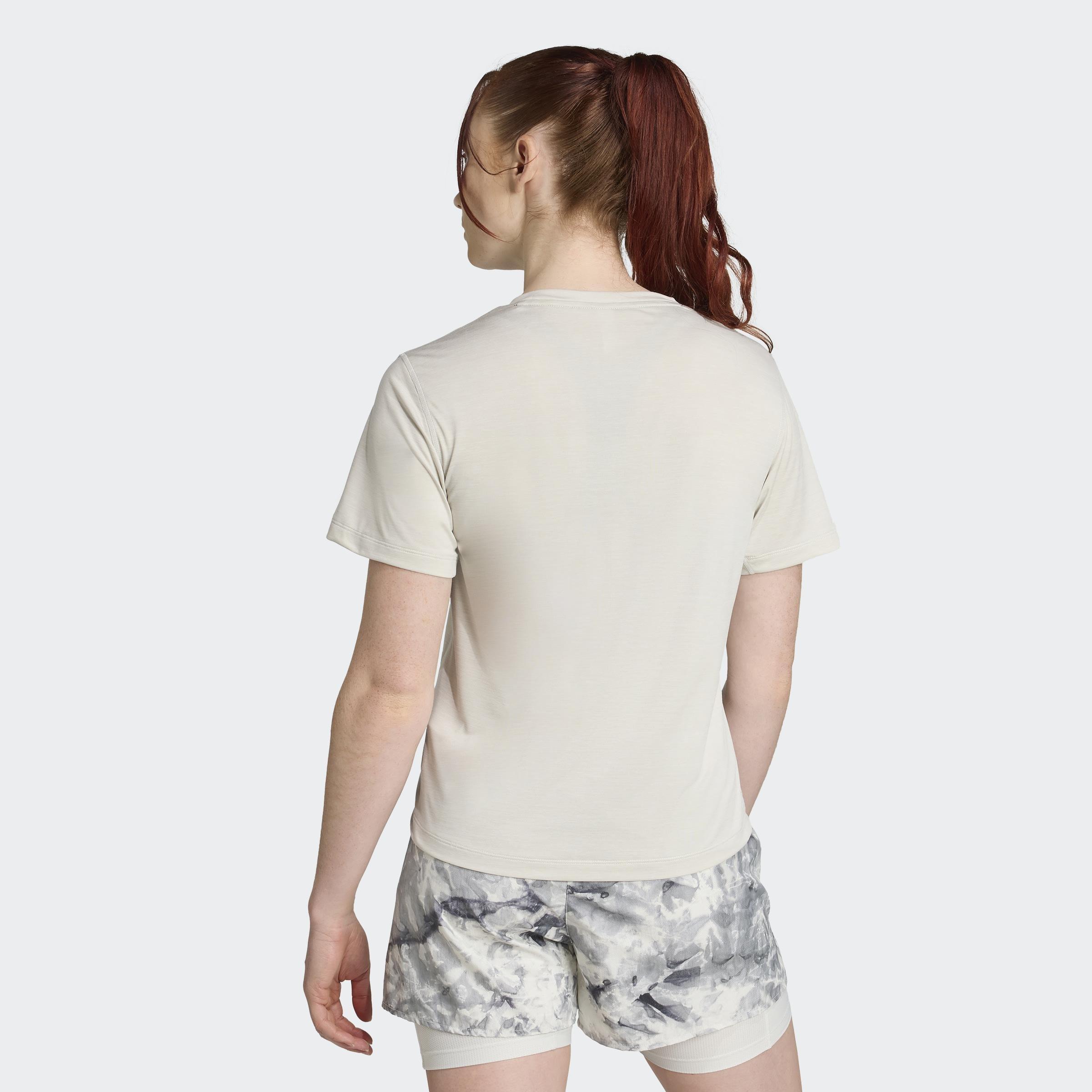 Own The Run Melange T-Shirt, Grey, , large image number 1