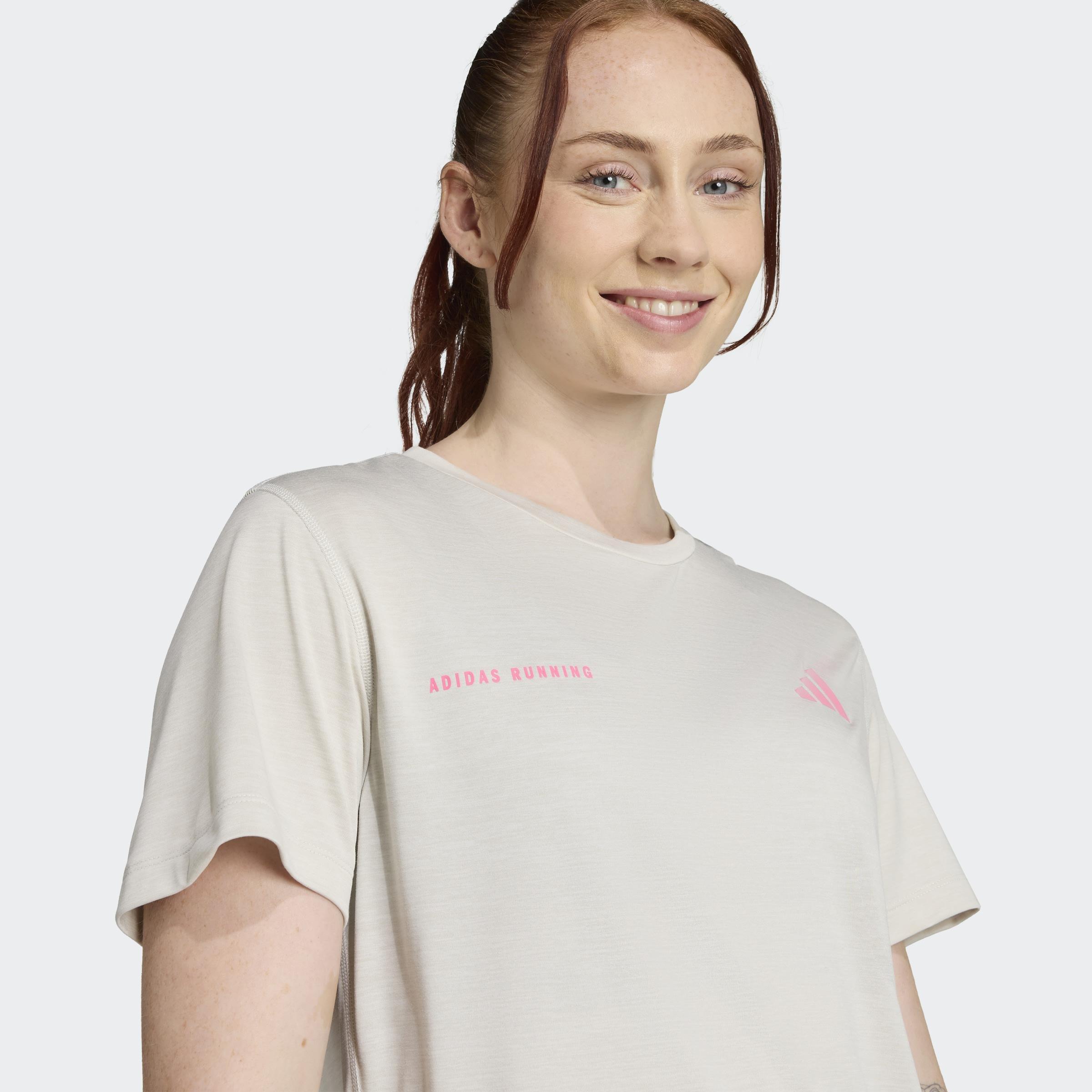 Own The Run Melange T-Shirt, Grey, , large image number 2