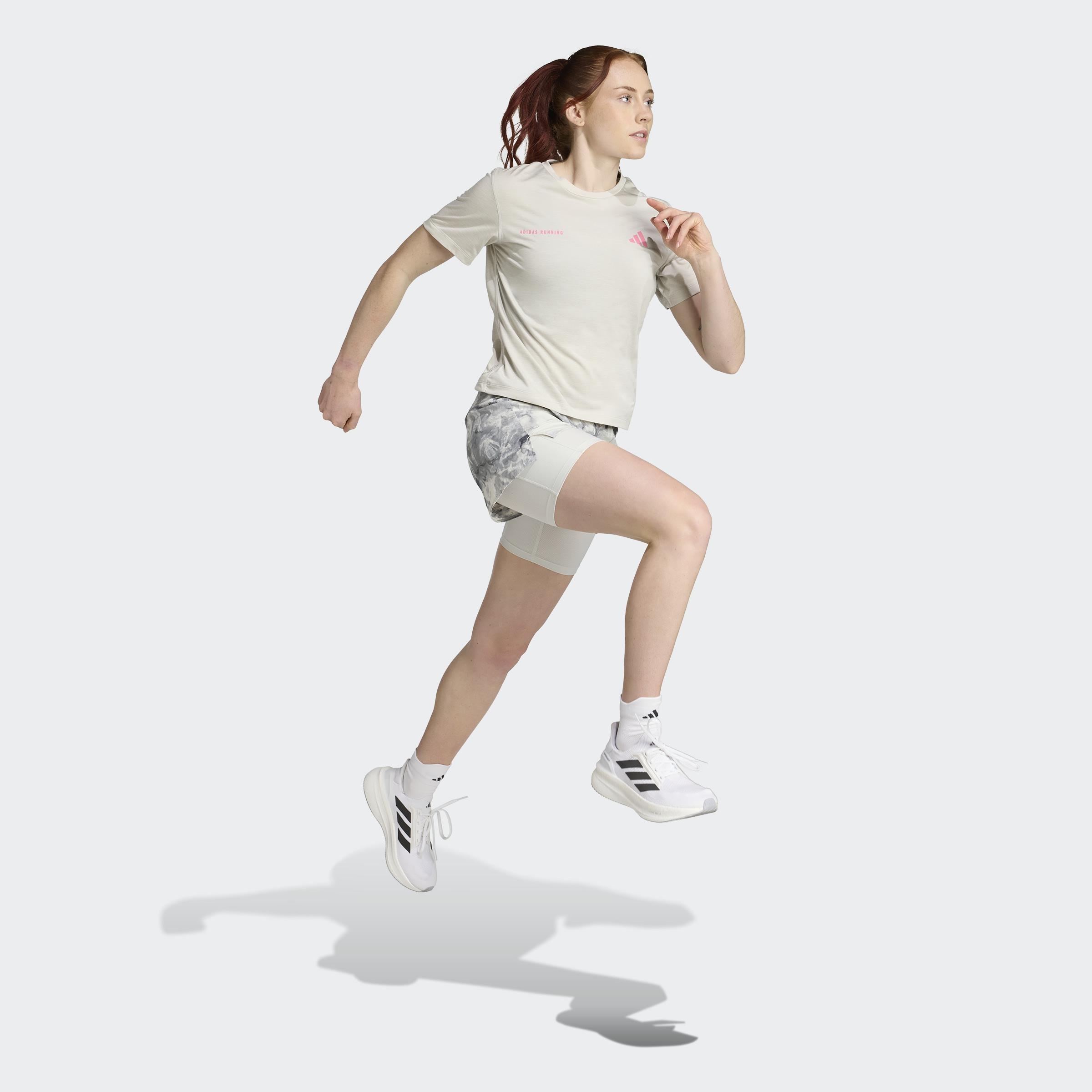 Own The Run Melange T-Shirt, Grey, , large image number 5