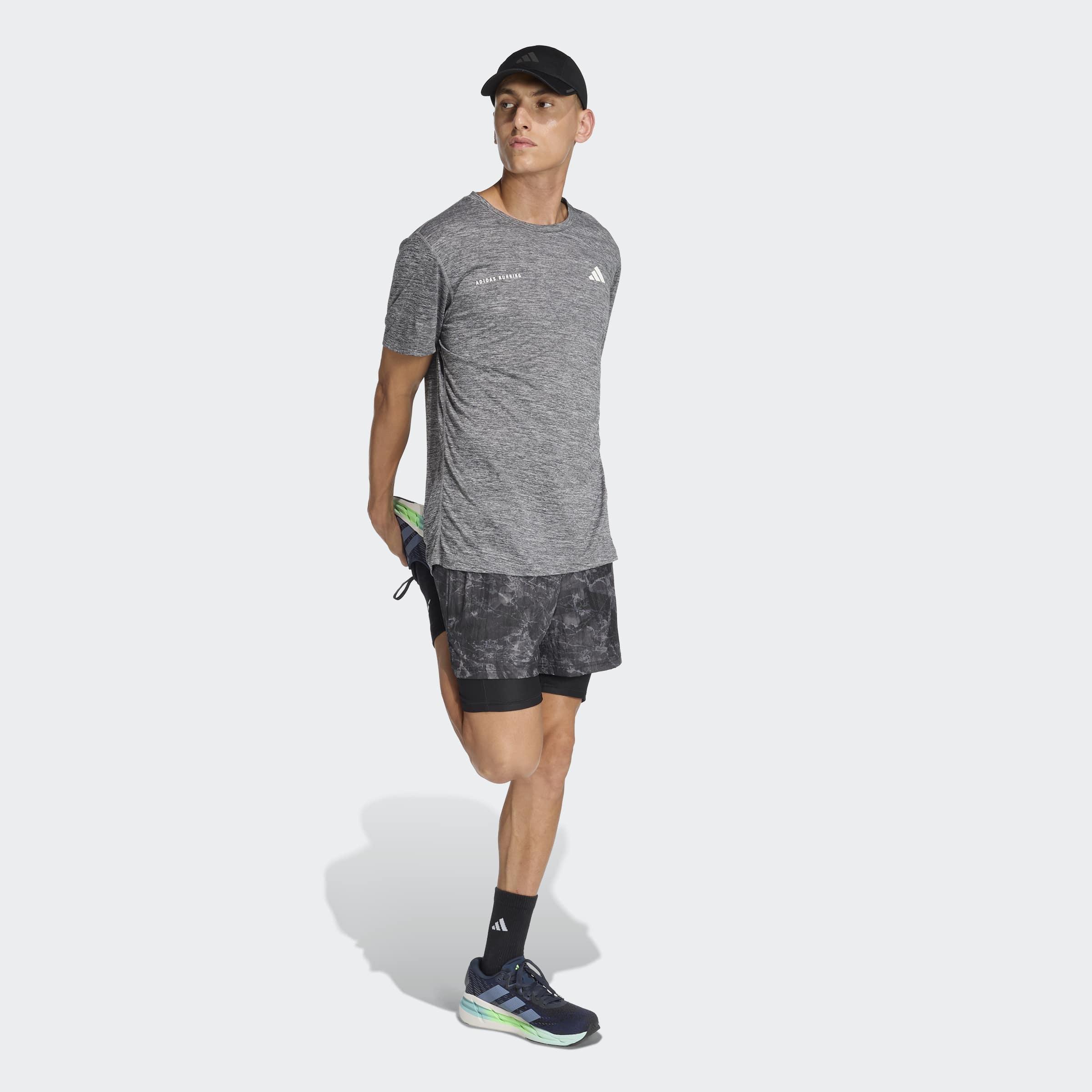 Own The Run Spray Dye 2-In-1 Short, Grey, , large image number 5