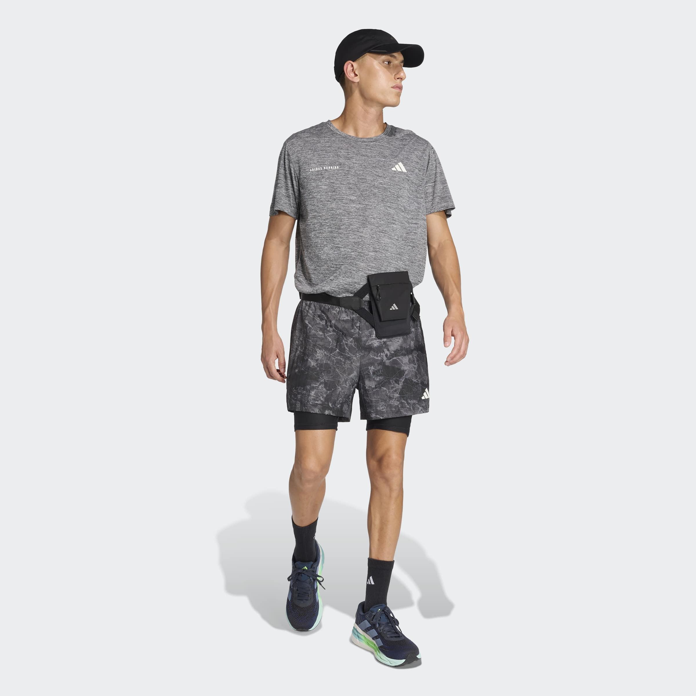 Own The Run Spray Dye 2-In-1 Short, Grey, , large image number 6