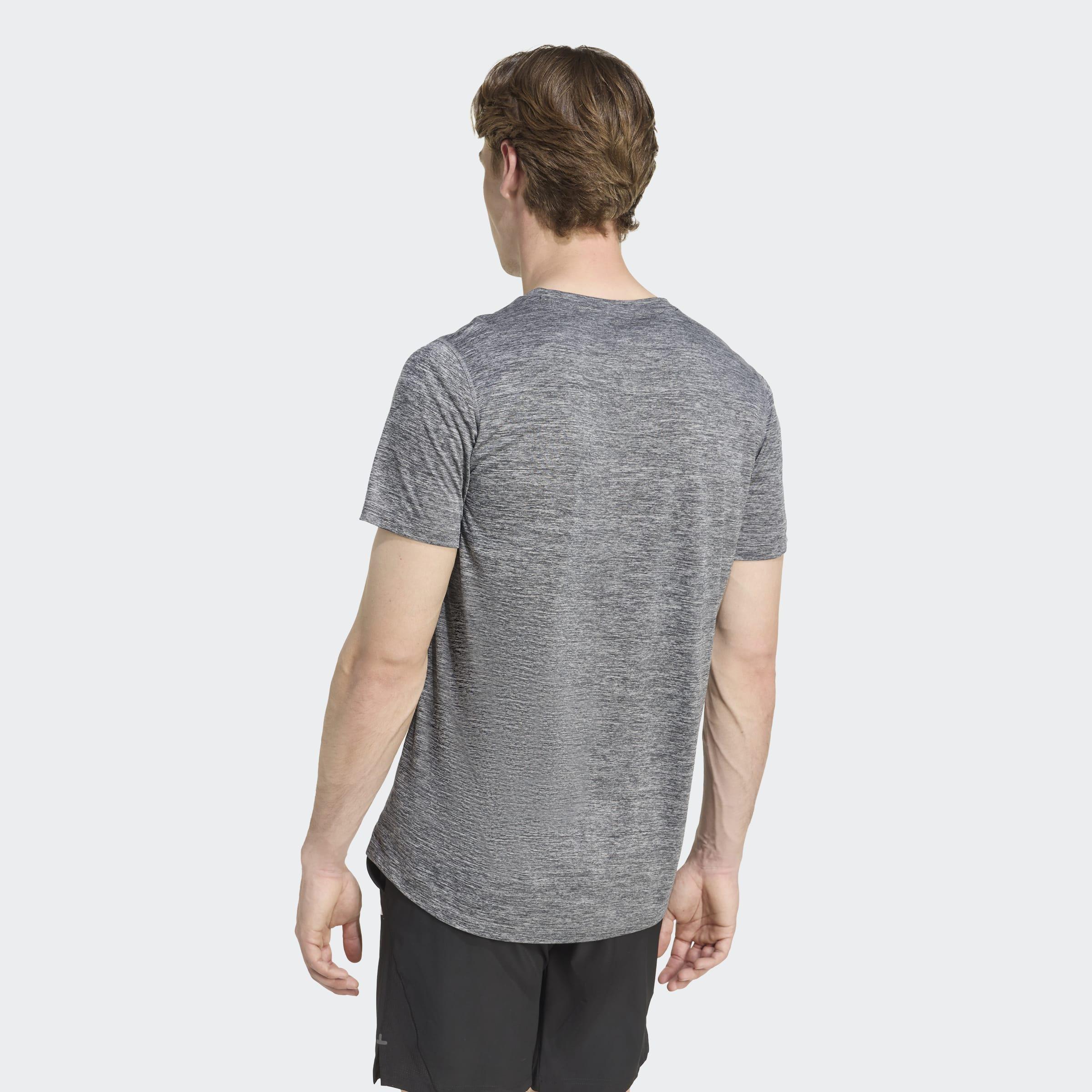 Own The Run Melange T-Shirt, Black, , large image number 1