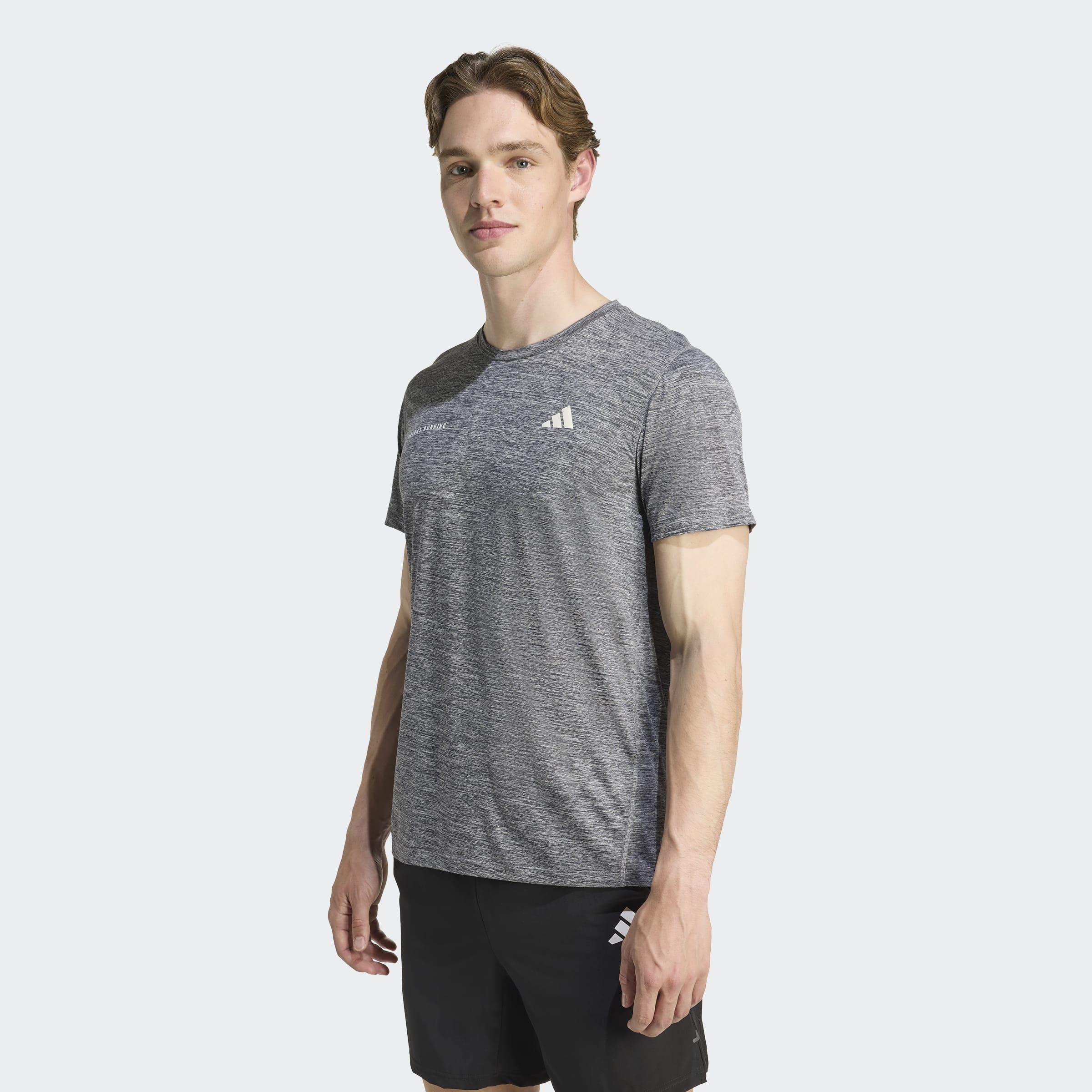 Own The Run Melange T-Shirt, Black, , large image number 4