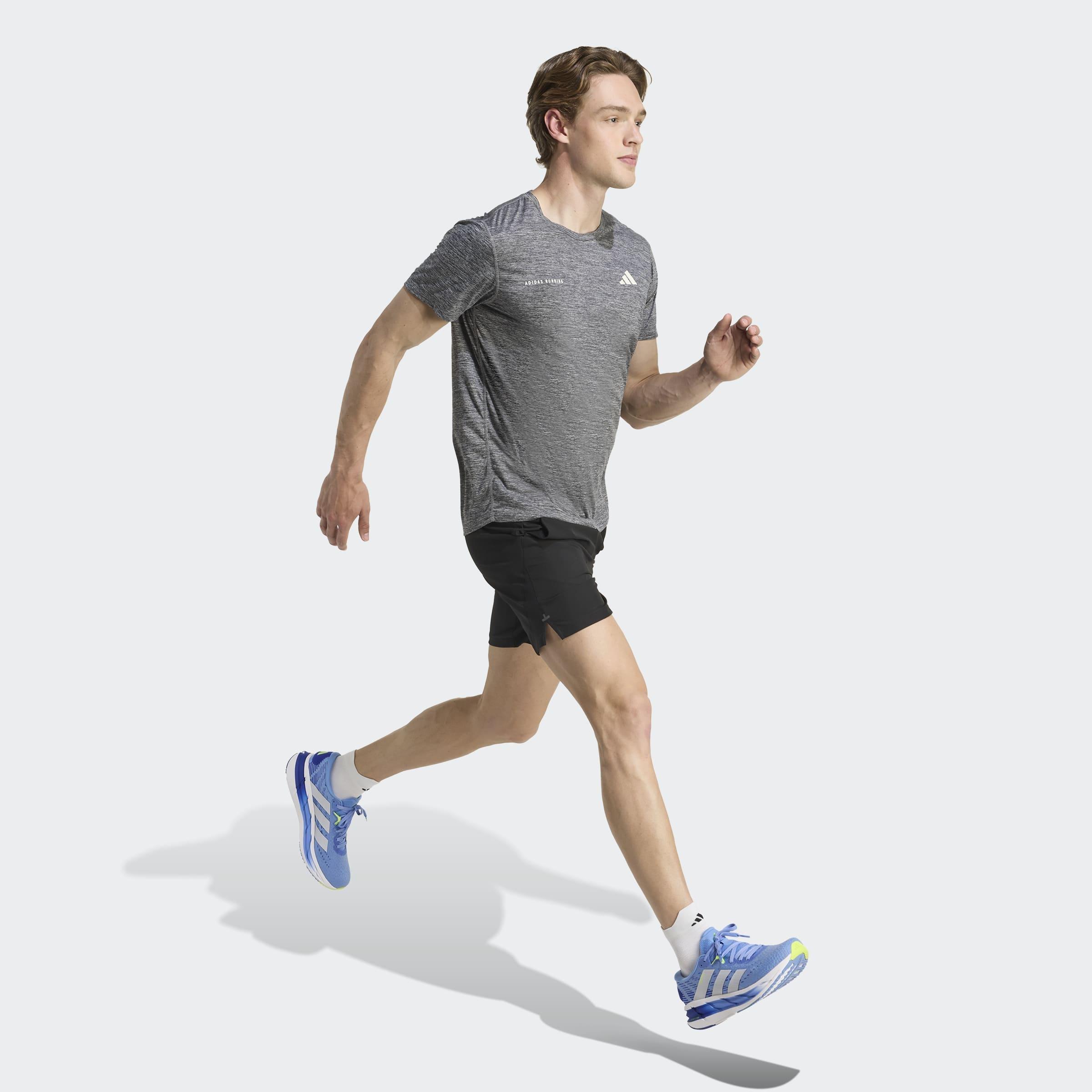 Own The Run Melange T-Shirt, Black, , large image number 6