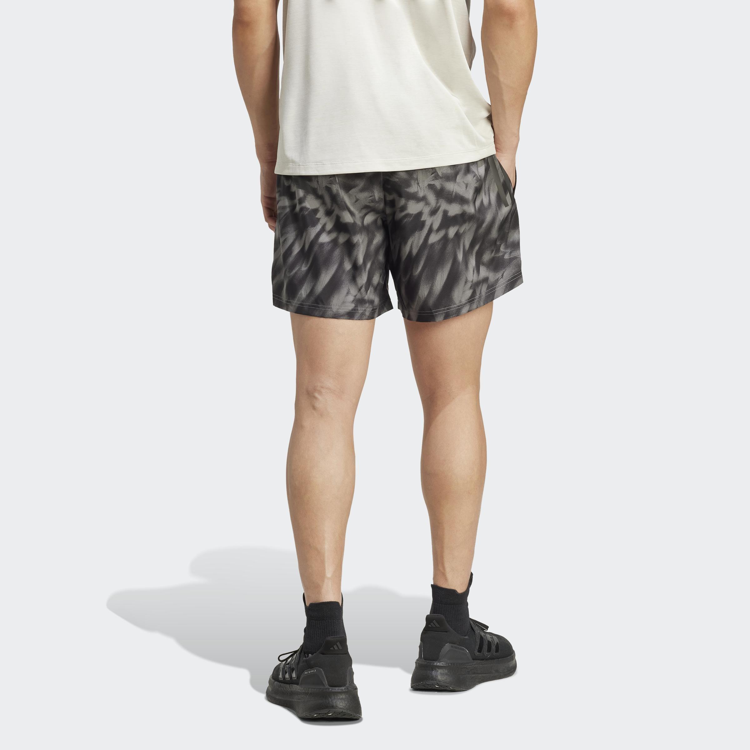 Own The Run Allover Print Shorts, Grey, A701_ONE, large image number 1