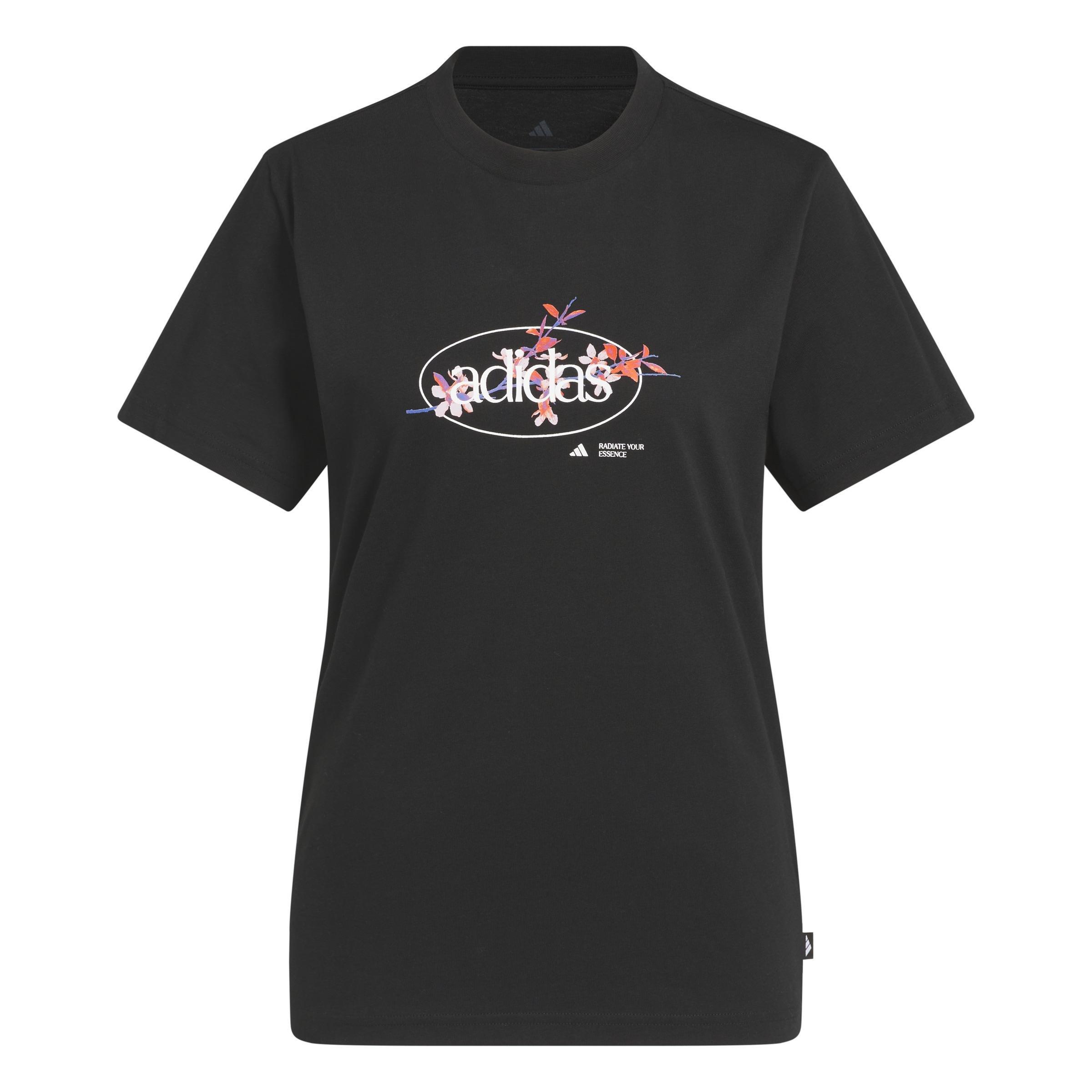 Elements Radiate Floral Graphic T-Shirt, Black, , large image number 0