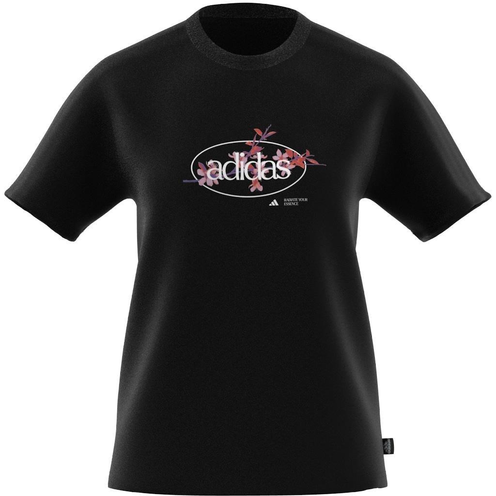 Elements Radiate Floral Graphic T-Shirt, Black, A701_ONE, large image number 10