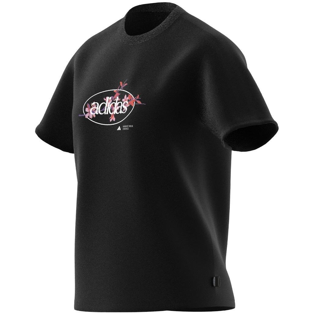 Elements Radiate Floral Graphic T-Shirt, Black, A701_ONE, large image number 11