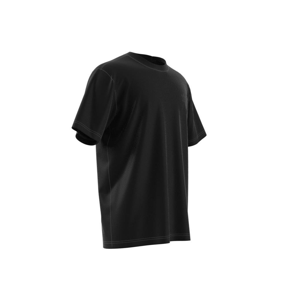 Trefoil Series T-Shirt, Black, A701_ONE, large image number 9