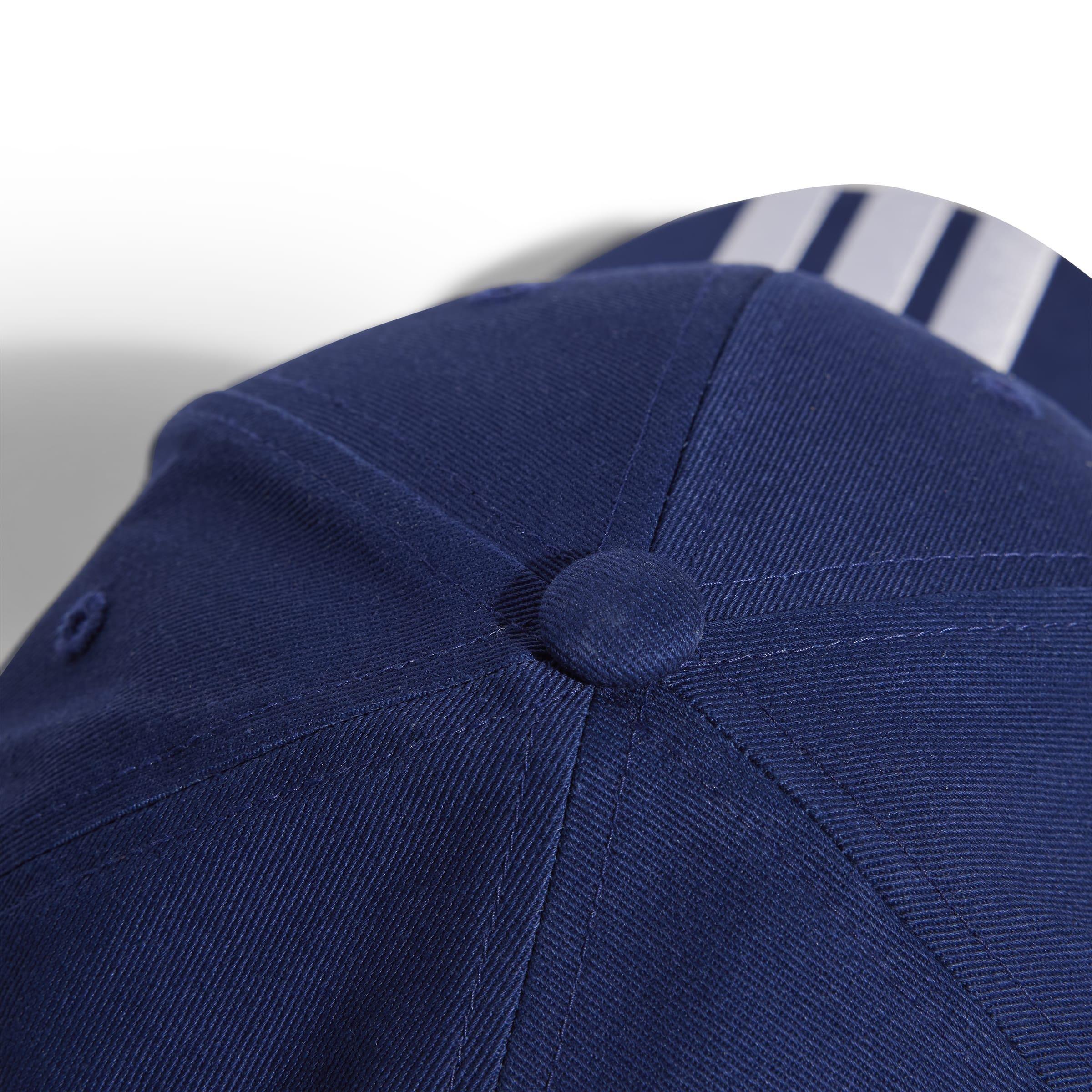 Unisex 3-Stripes New Logo Baseball Cap, Blue, , large image number 2